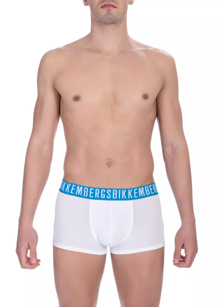 Bikkembergs White Cotton Men's Men's Trunk