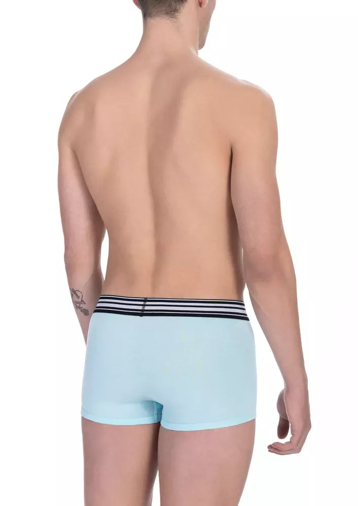 Bikkembergs Light Blue Cotton Men's Men's Trunk