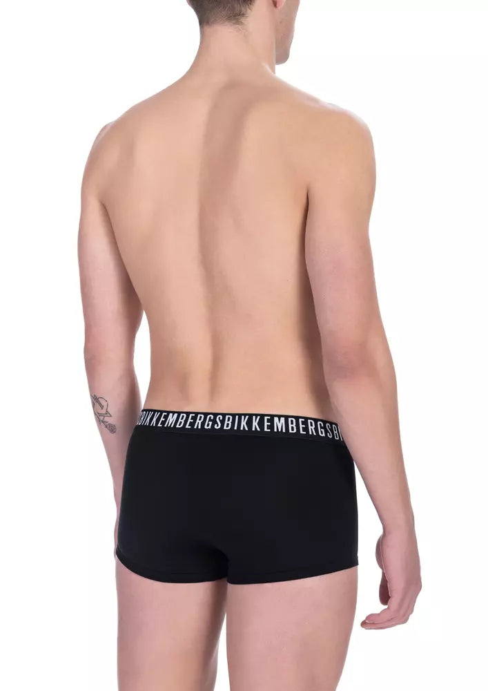 Bikkembergs Black Cotton Men Men's Trunk