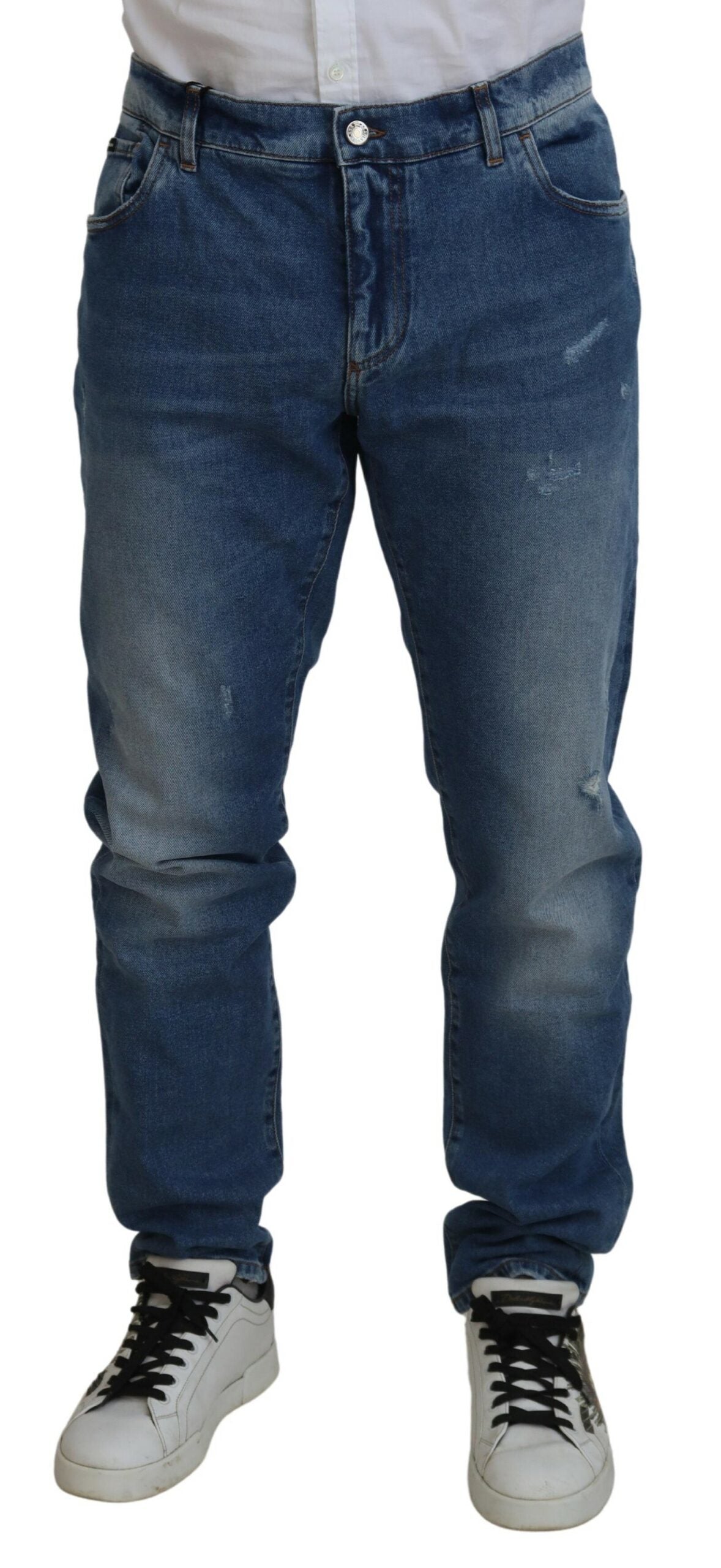 Dolce & Gabbana Exquisite Italian Skinny Denim Men's Jeans