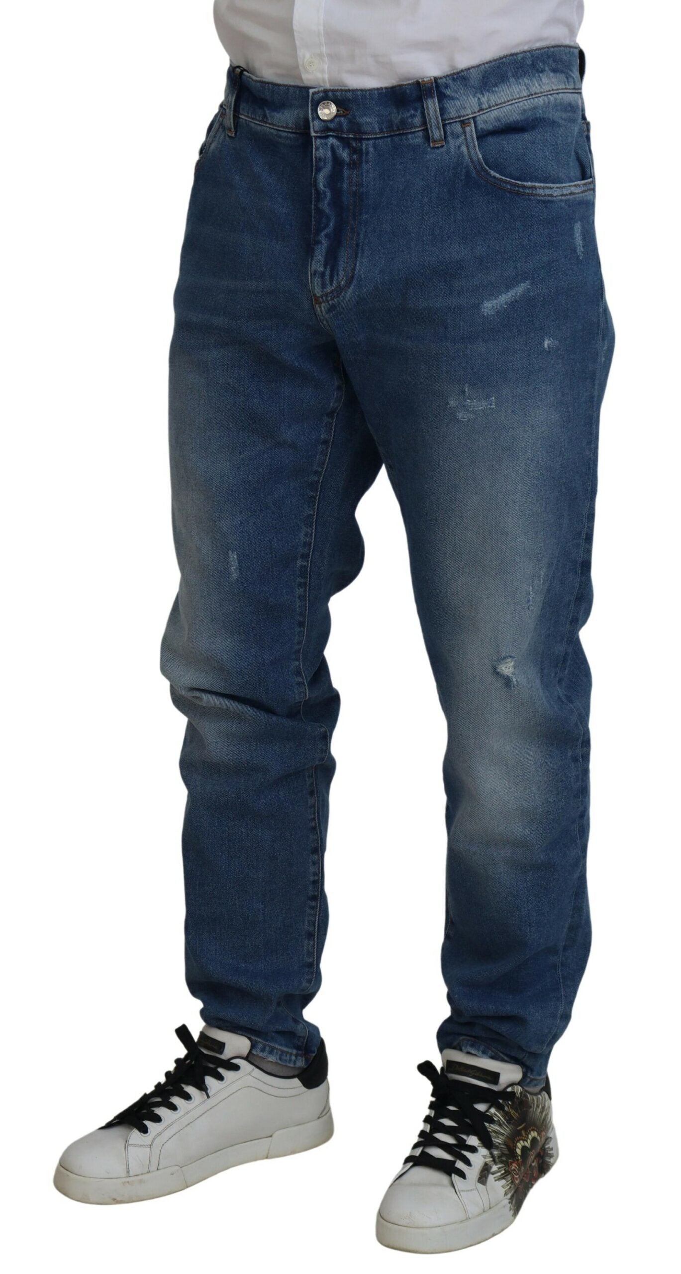 Dolce & Gabbana Exquisite Italian Skinny Denim Men's Jeans