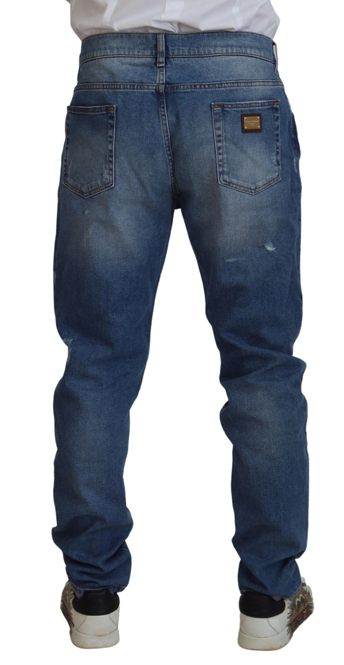 Dolce & Gabbana Exquisite Italian Skinny Denim Men's Jeans