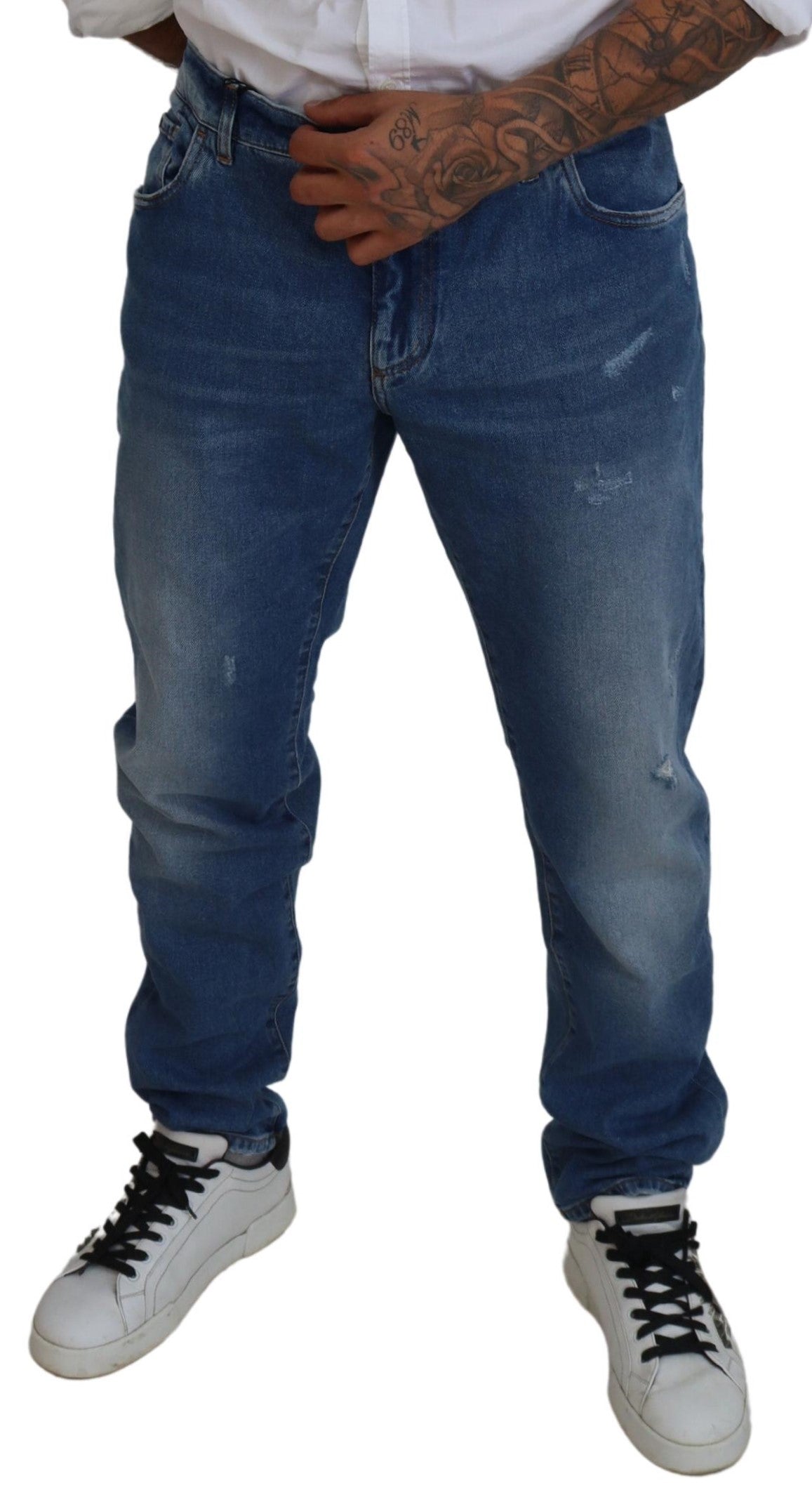 Dolce & Gabbana Exquisite Italian Skinny Denim Men's Jeans