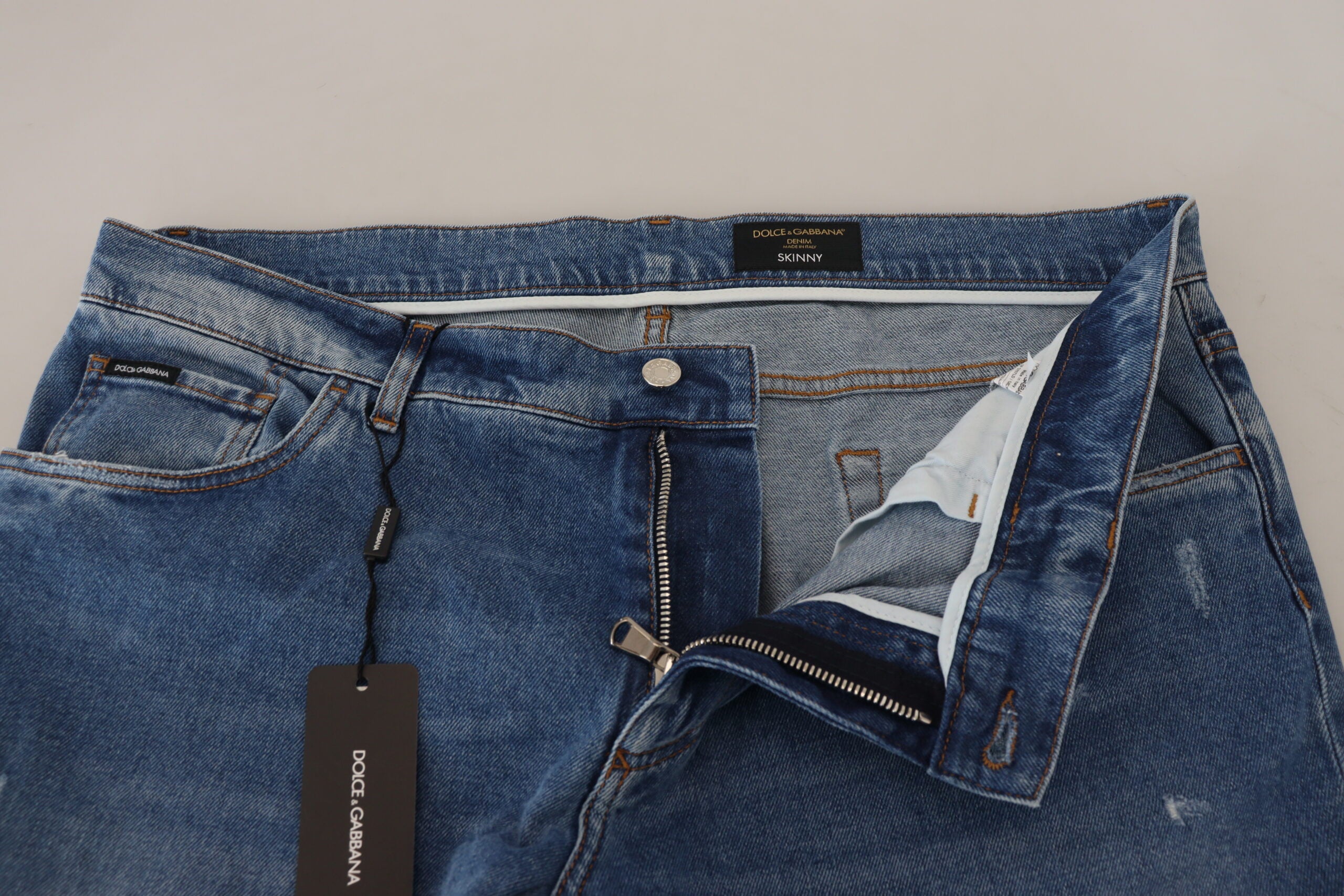 Dolce & Gabbana Exquisite Italian Skinny Denim Men's Jeans