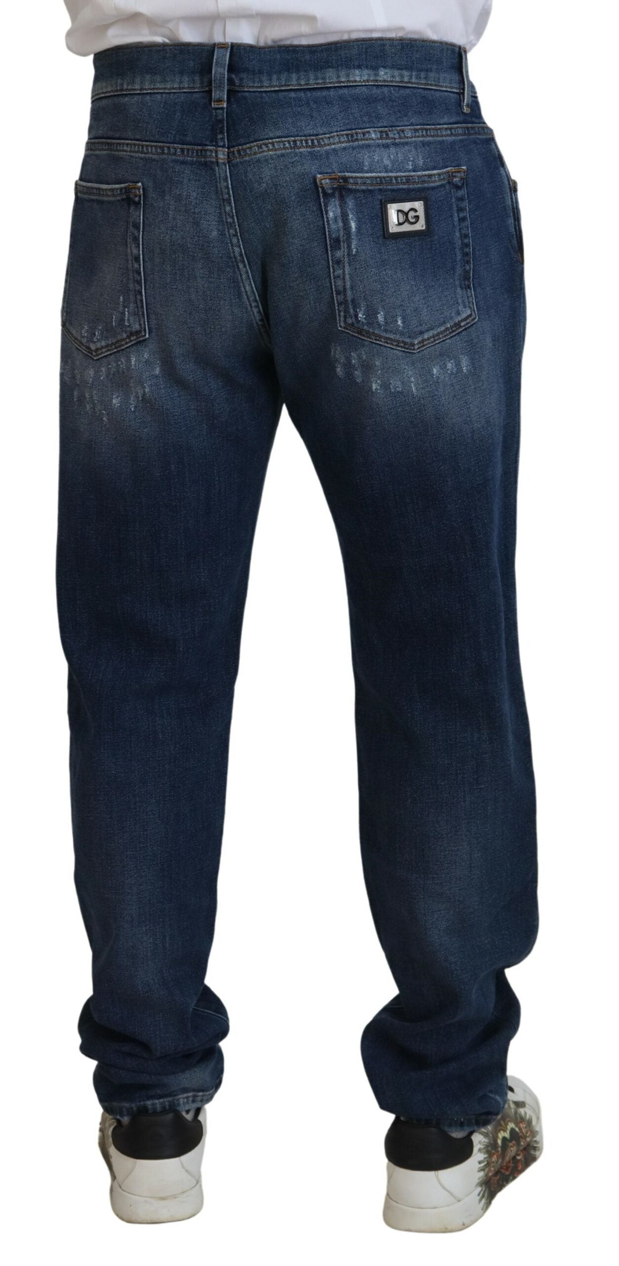 Dolce & Gabbana Elegant Skinny Blue Men's Jeans
