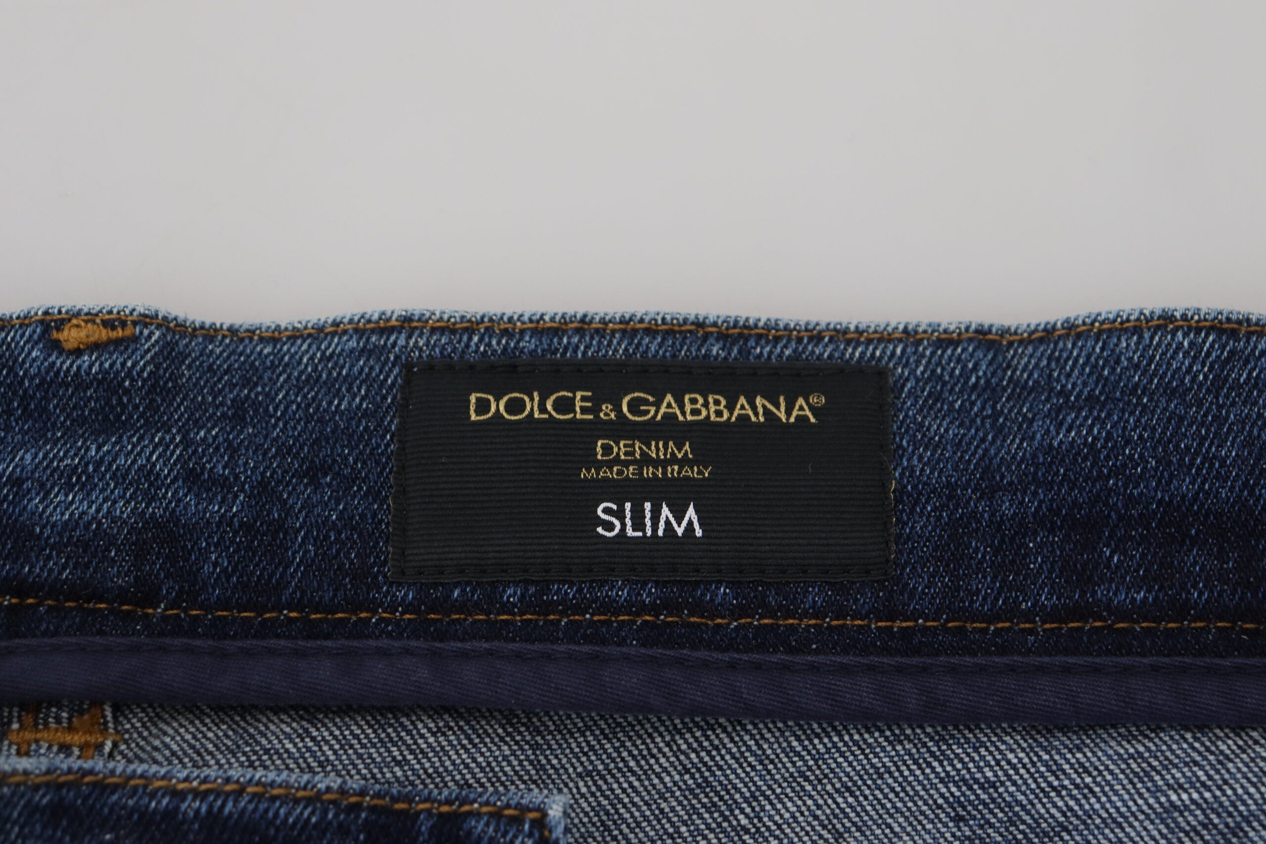 Dolce & Gabbana Elegant Skinny Blue Men's Jeans
