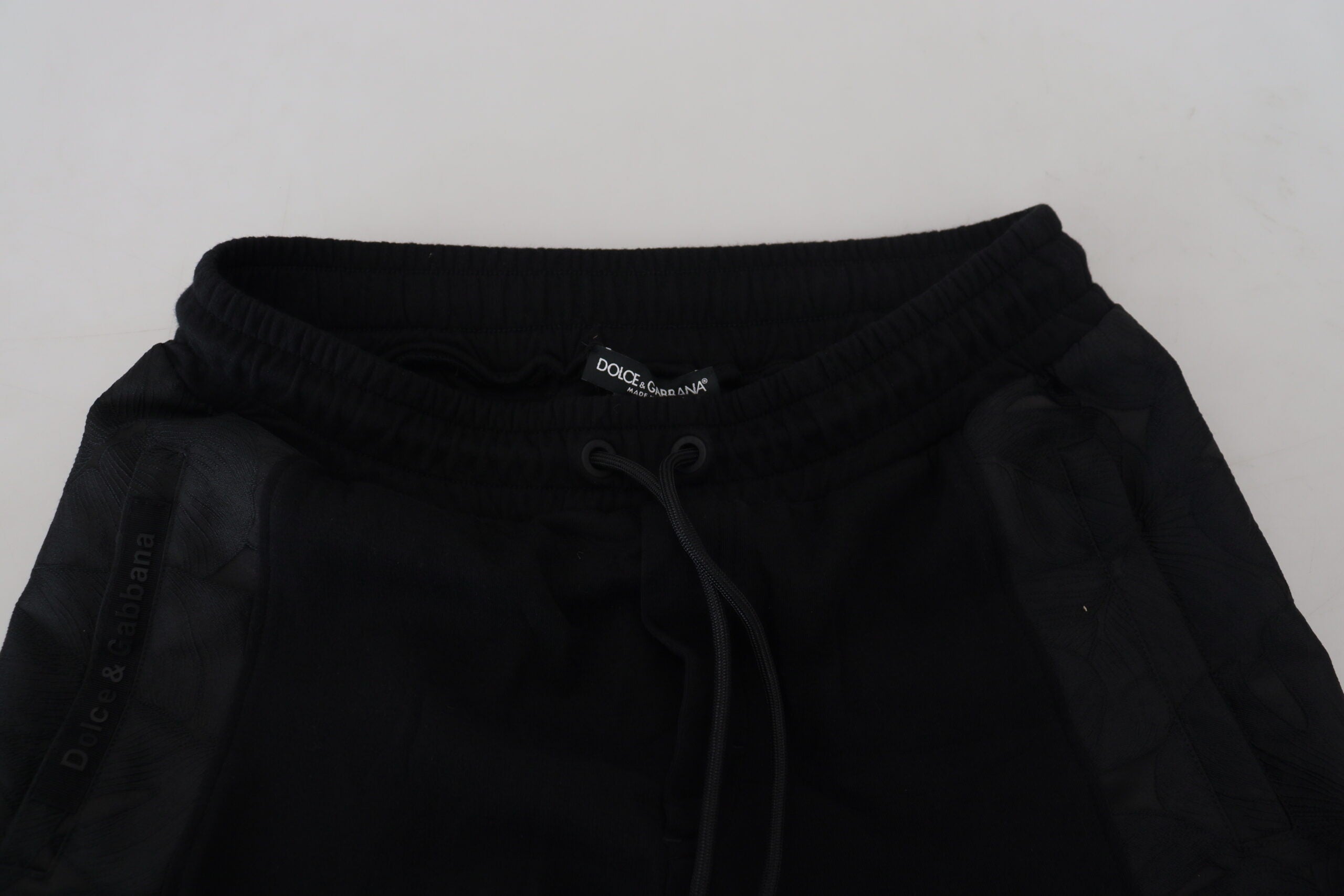 Dolce & Gabbana Black Polyester Skinny Jogger Men Men's Pants