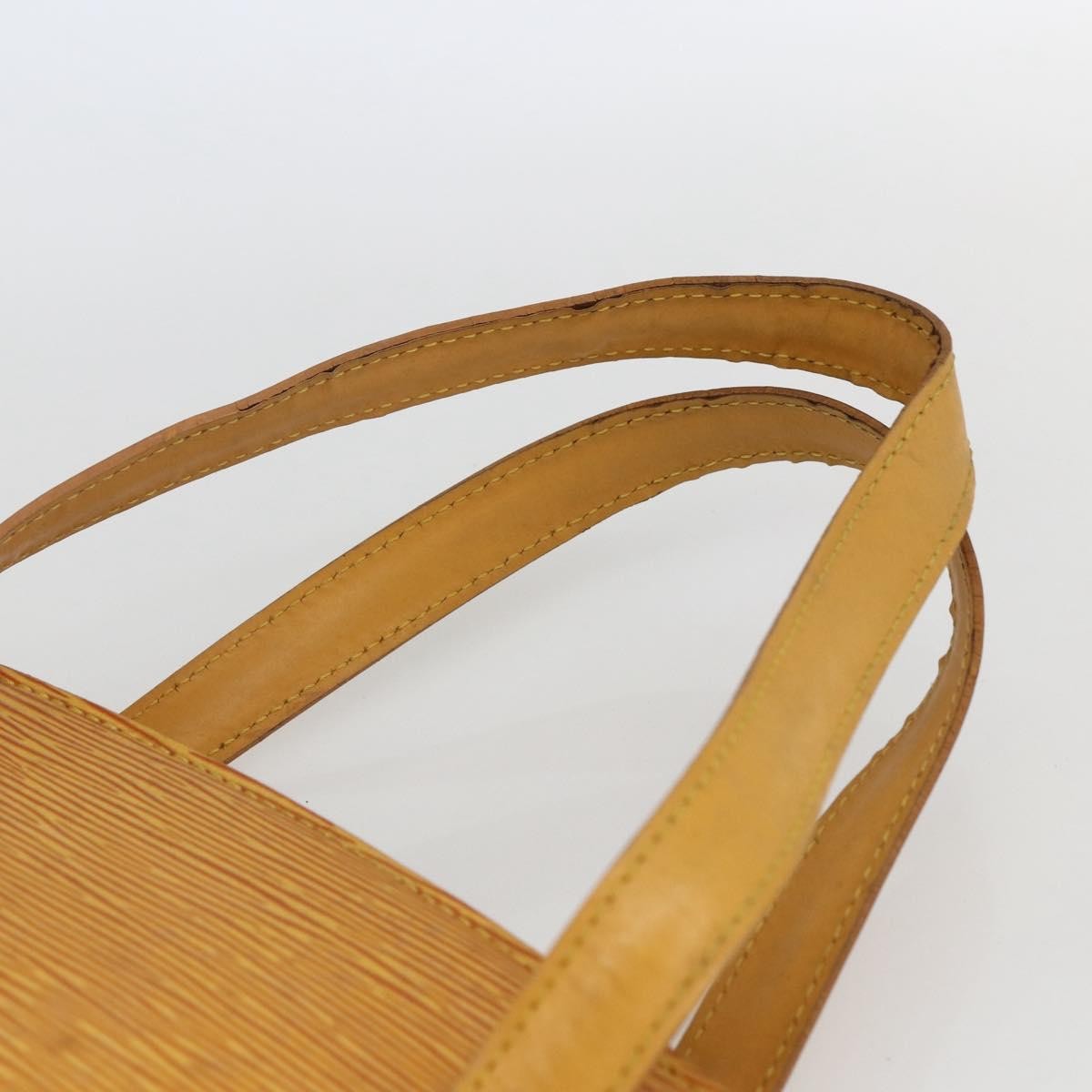 Louis Vuitton Saint Jacques Epi Leather Yellow Leather Handbag (Pre-Owned)