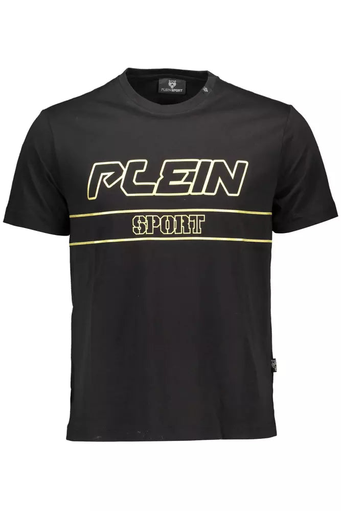 Plein Sport Black Cotton Men's T-Shirt