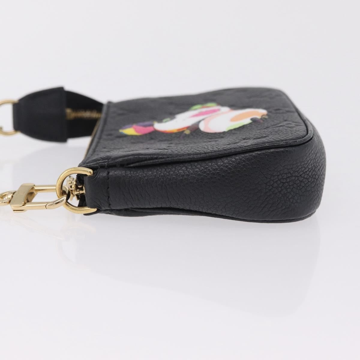 Louis Vuitton Pochette Accessoires Monogram Empreinte Leather Black Leather Clutche & Pouche Bag (Pre-Owned)