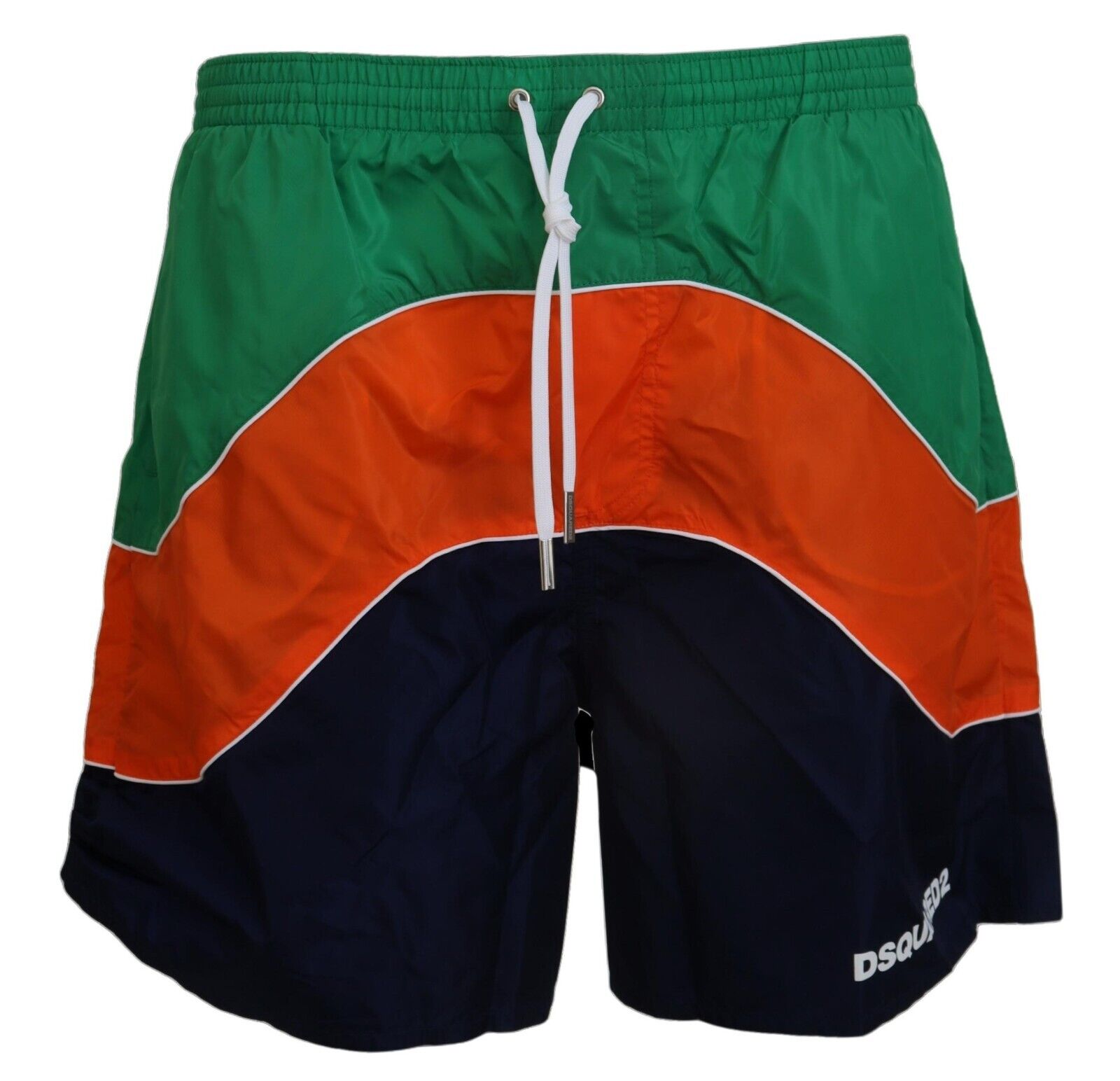 Dsquared² Multicolor Logo Print Men Beachwear Swimwear Men's Short