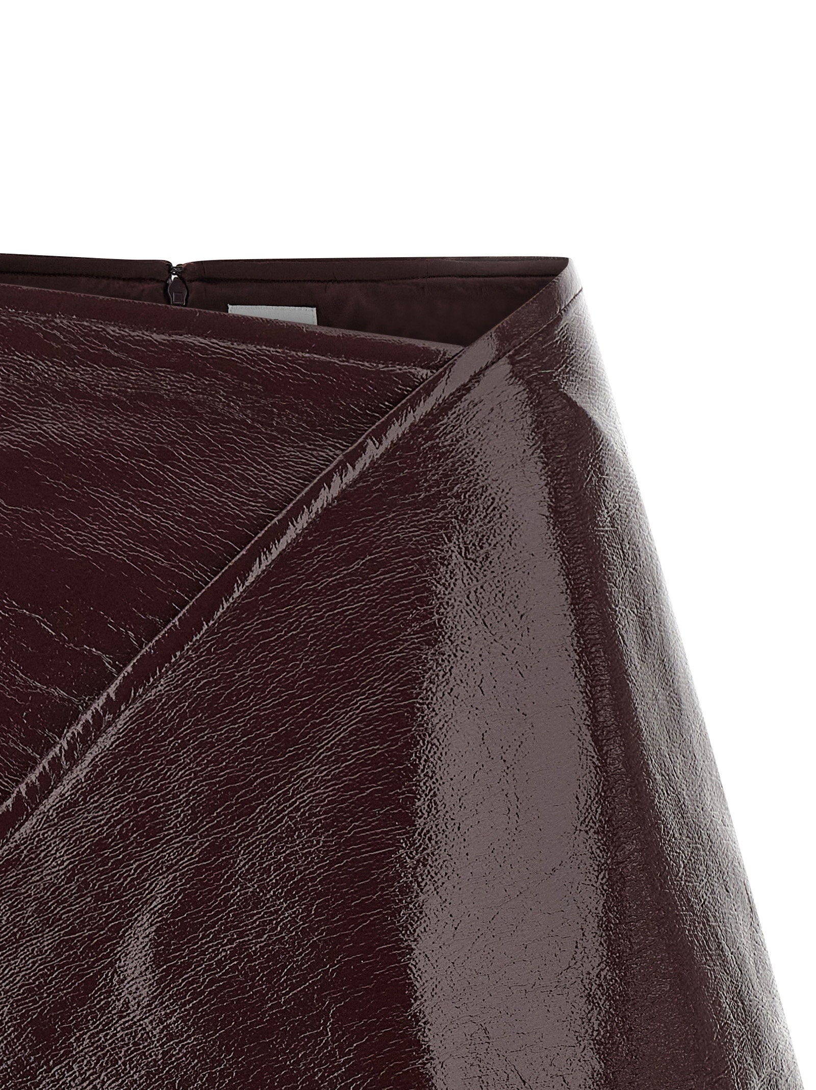Courreges Women's Fold Vinyl Mini Skirt