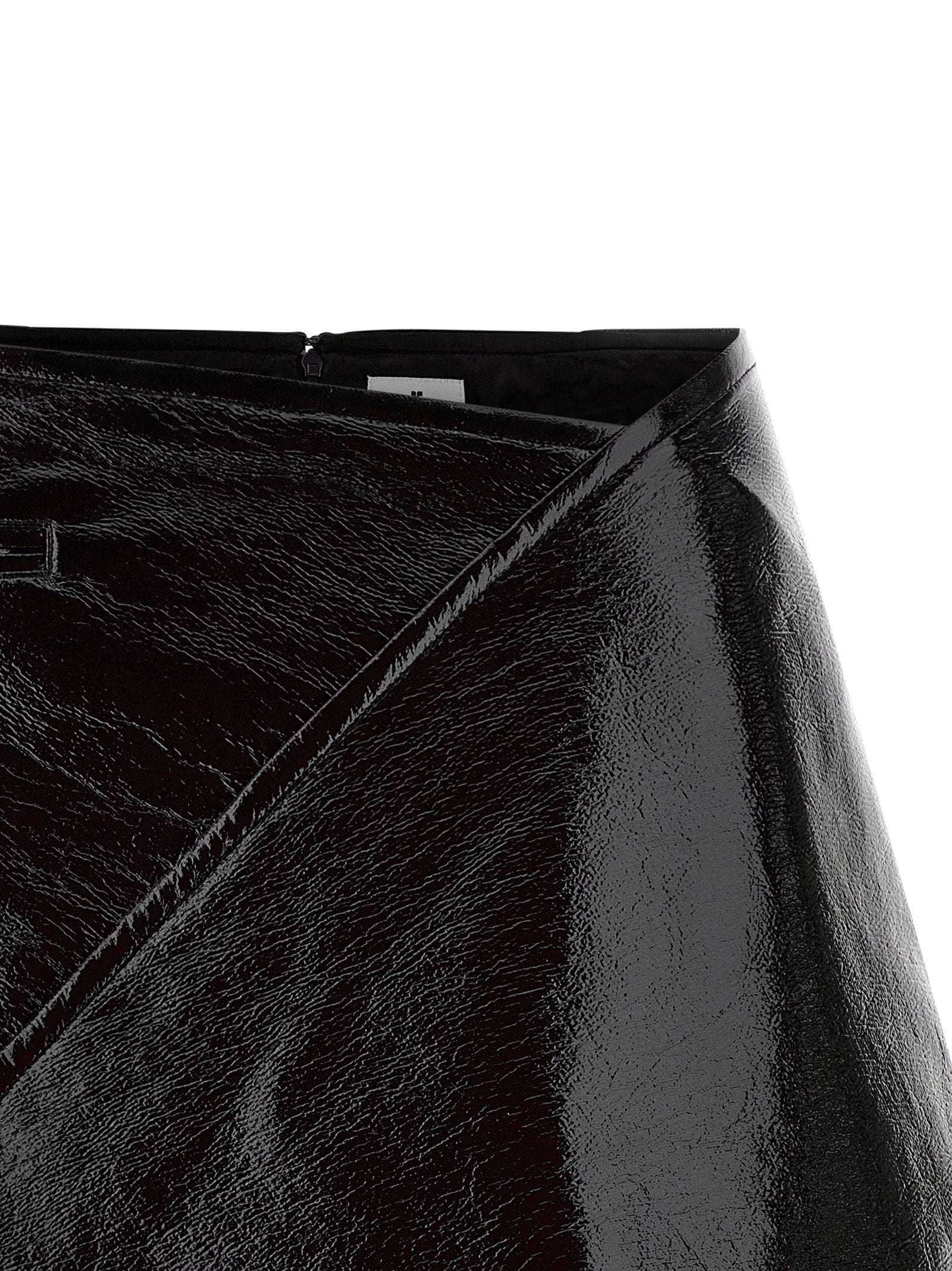Courreges Women's Fold Vinyl Mini Skirt