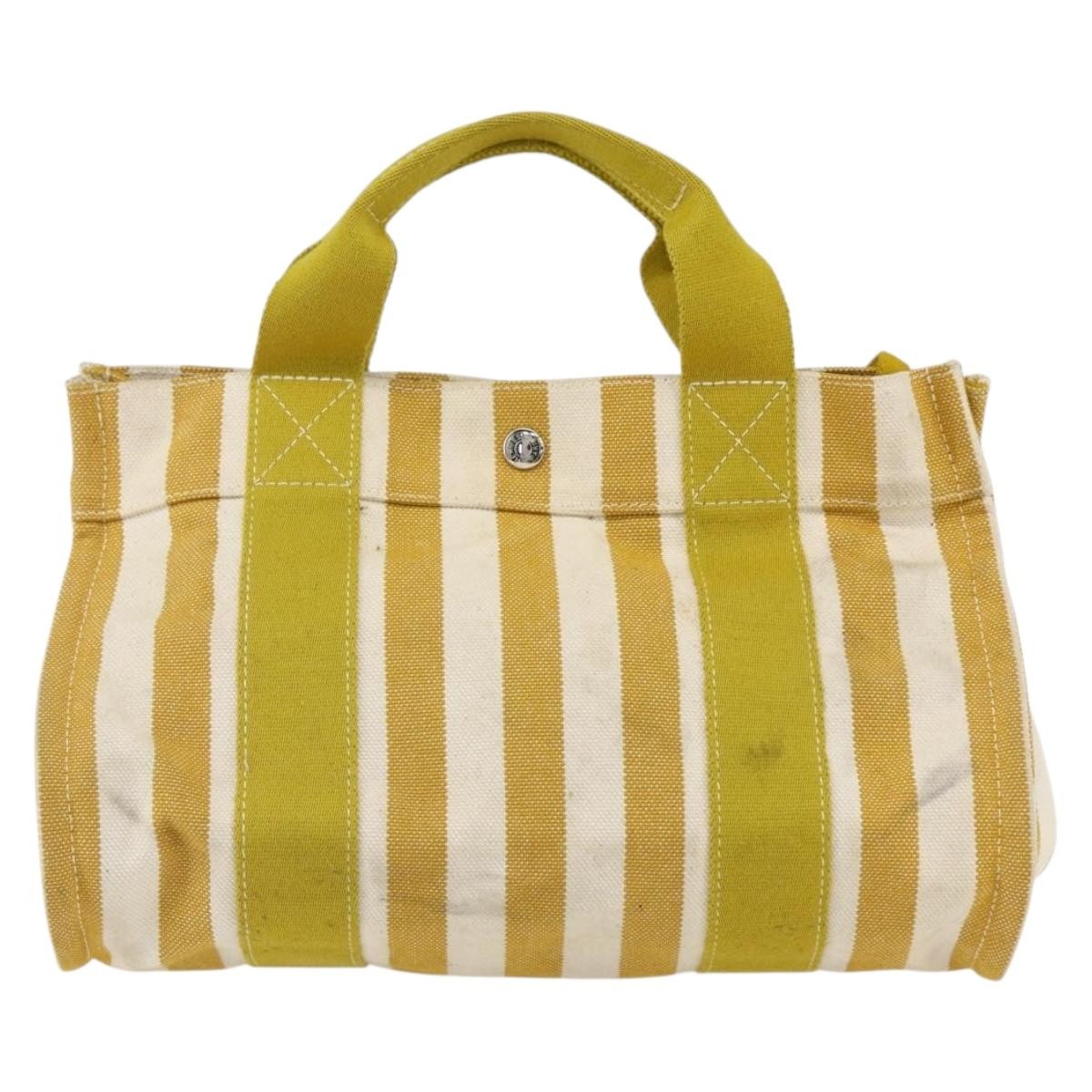 Hermes Cannes Printed Toile Multicolour Canvas Tote Bag Bag (Pre-Owned)