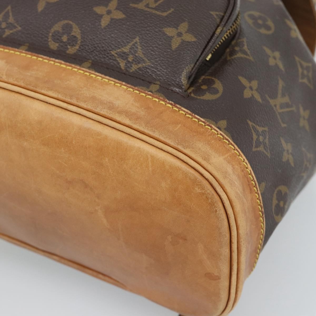 Louis Vuitton Vintage Montsouris Monogram Canvas Brown Canvas Backpack Bag (Pre-Owned)
