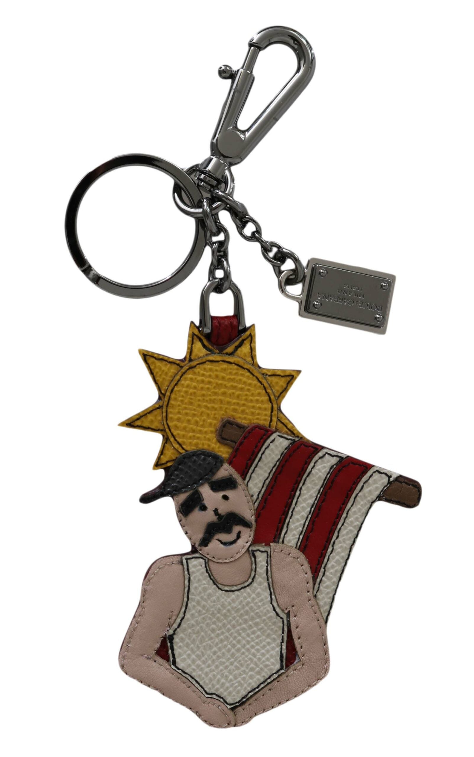 Dolce & Gabbana Chic Multicolor Designer Men's Keychain
