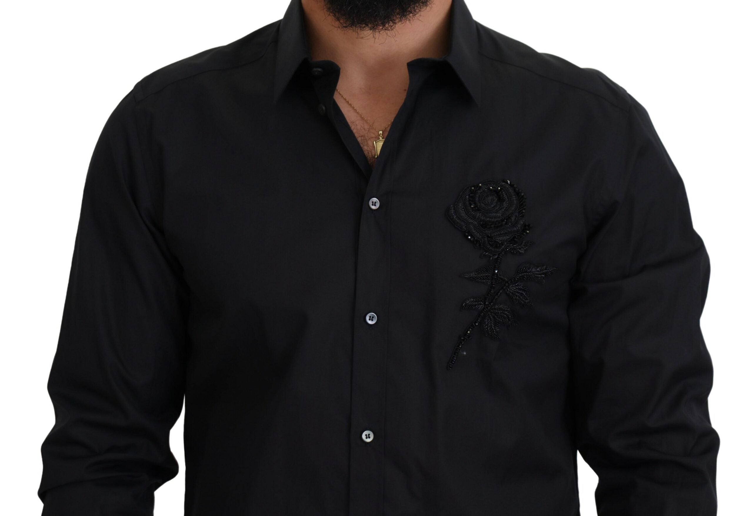Dolce & Gabbana Elegant Slim Fit Formal Dress Men's Shirt