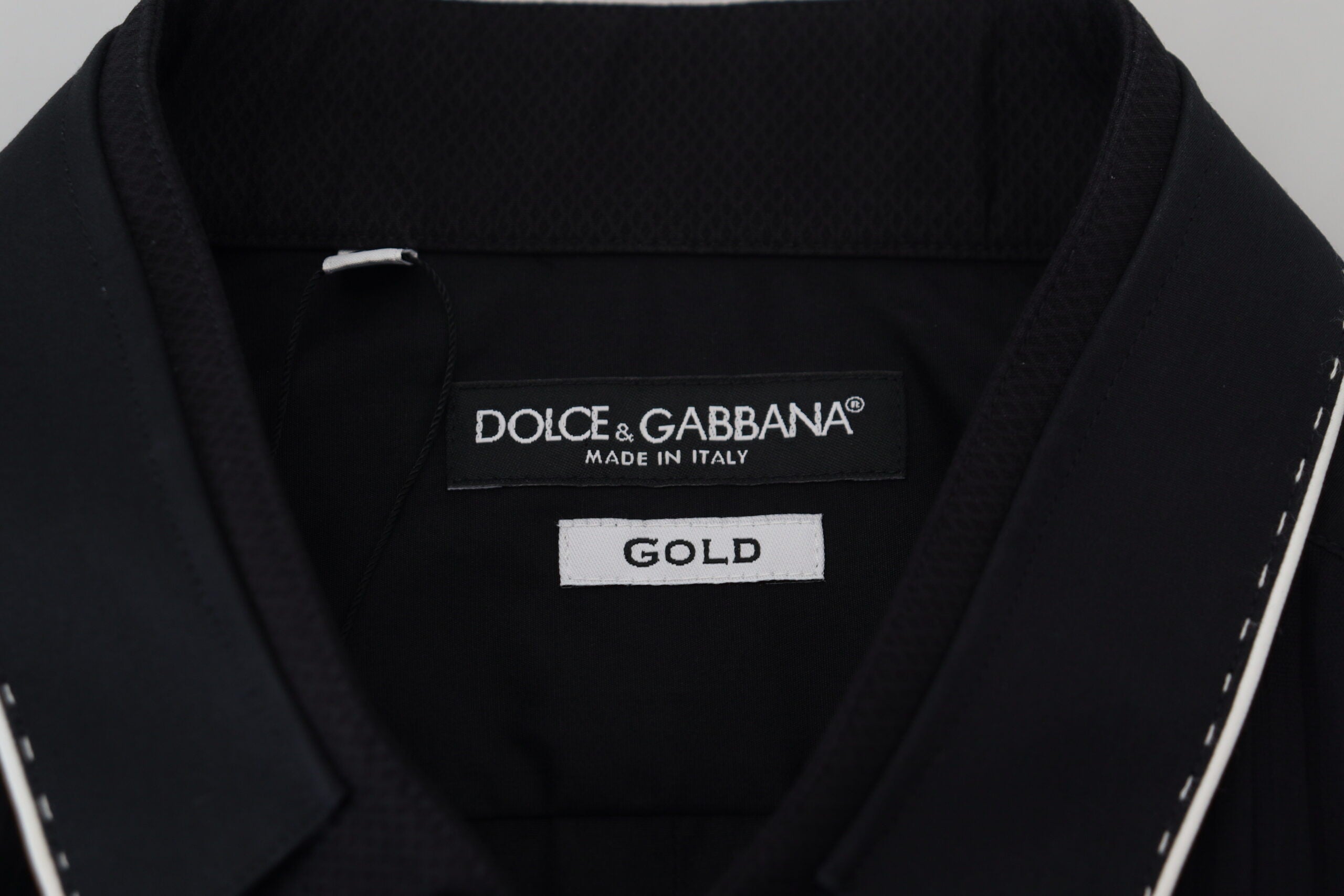 Dolce & Gabbana Elegant Slim Fit Tuxedo Dress Men's Shirt