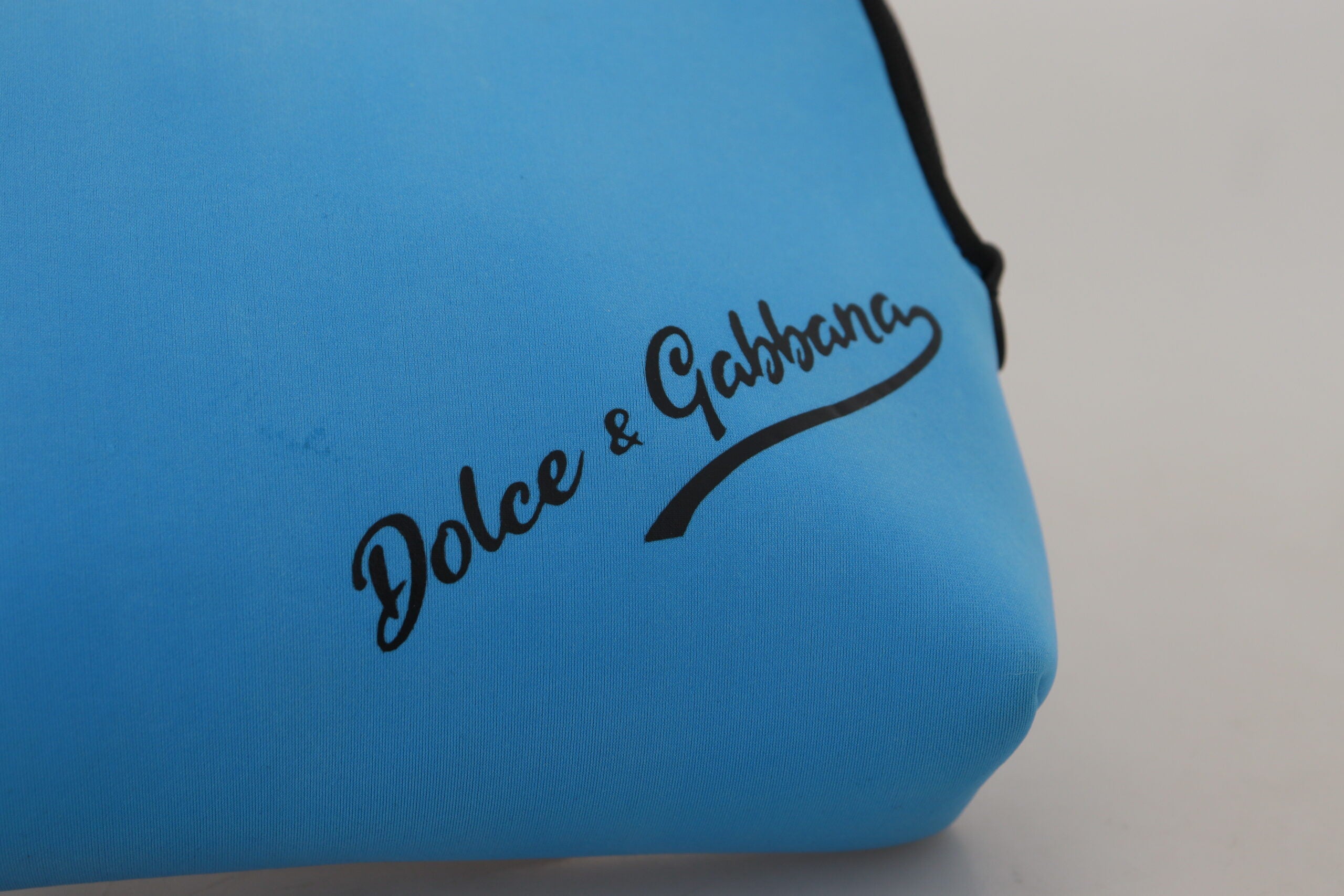 Dolce & Gabbana Elegant Blue Polyamide Pouch Women's Bag