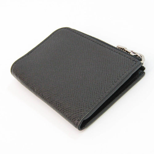 Louis Vuitton Porte-Monnaie Black Leather Wallet  (Pre-Owned)