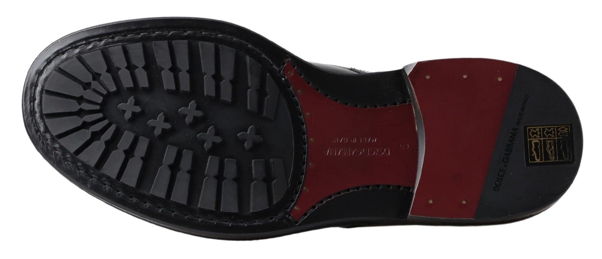 Dolce & Gabbana Elegant Black Leather Men's Men's Boots
