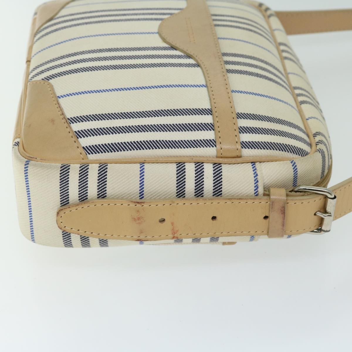 Burberry Nova Check Canvas Beige Canvas Shoulder Bag Bag (Pre-Owned)