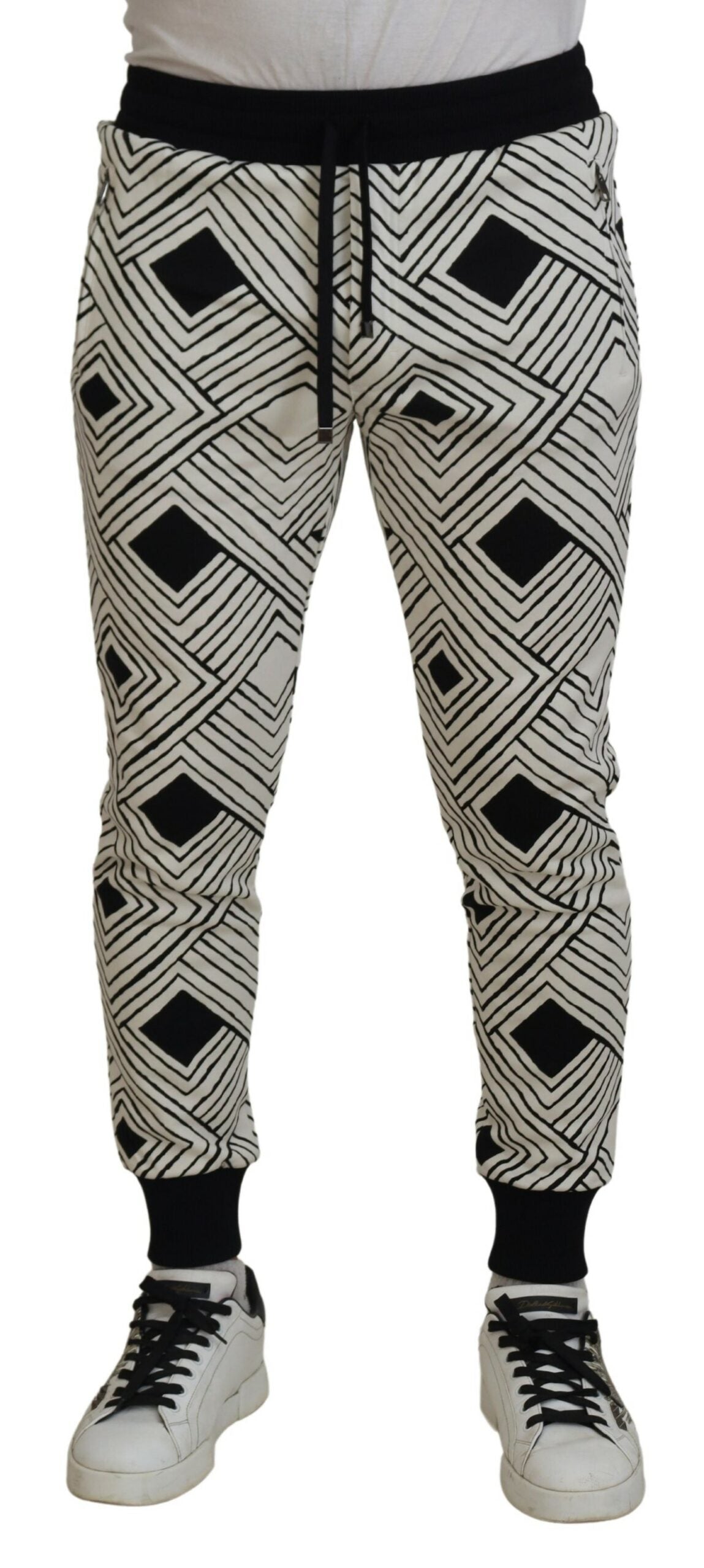 Dolce & Gabbana Elegant Monochrome Sport Men's Sweatpants