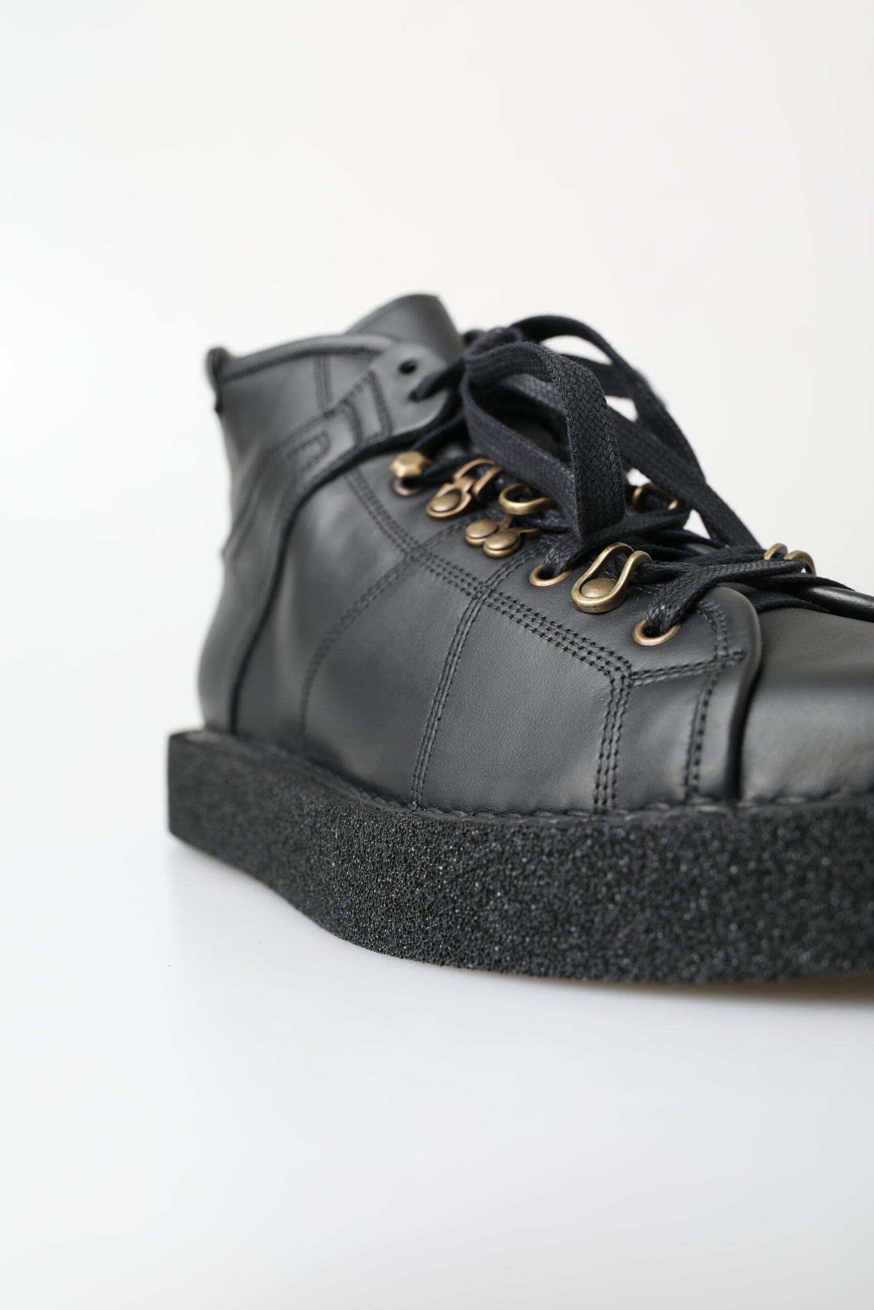 Dolce & Gabbana Black Leather Slip on Stretch Men's Boots