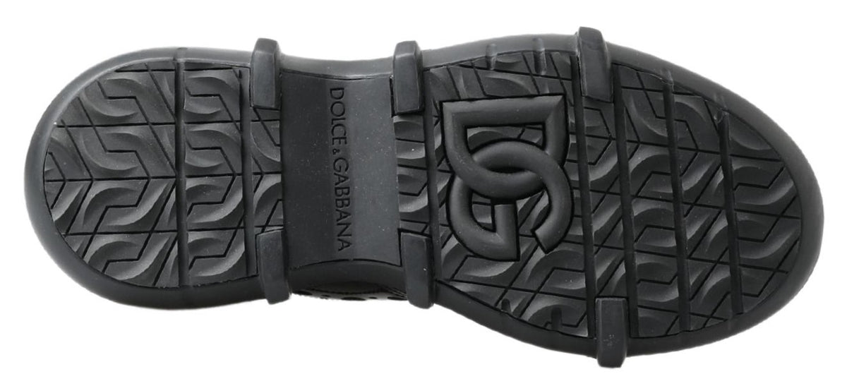 Dolce & Gabbana Black Leather Ankle Casual Men's Boots