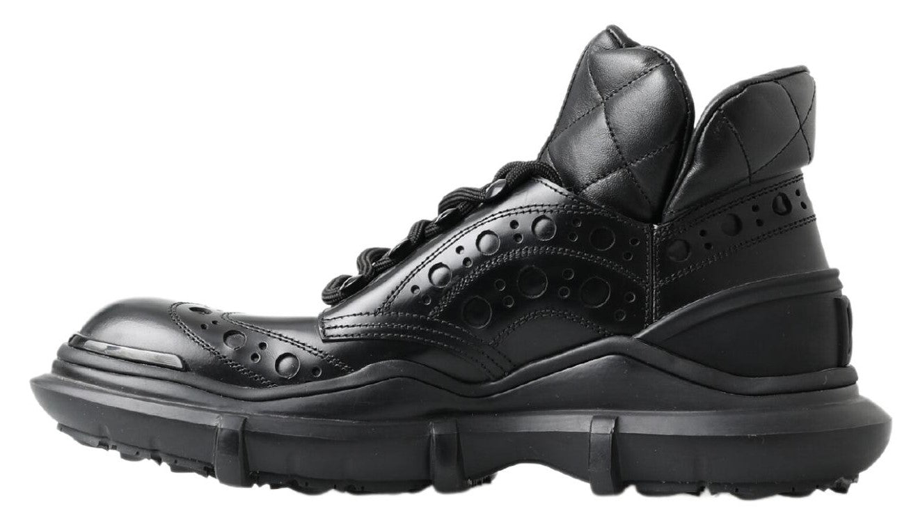 Dolce & Gabbana Black Leather Ankle Casual Men's Boots