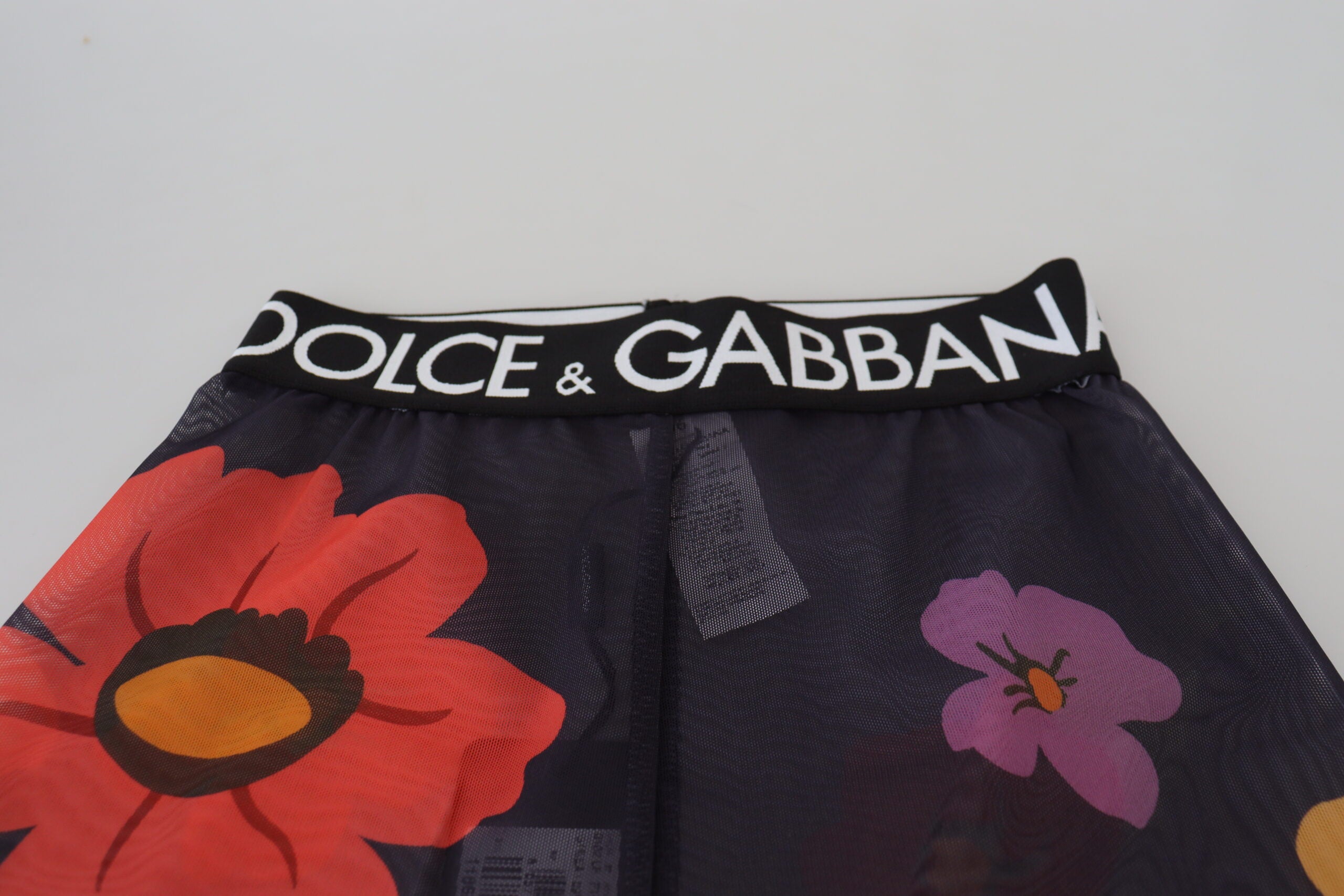 Dolce & Gabbana Elegant Floral Print High Waist Women's Leggings
