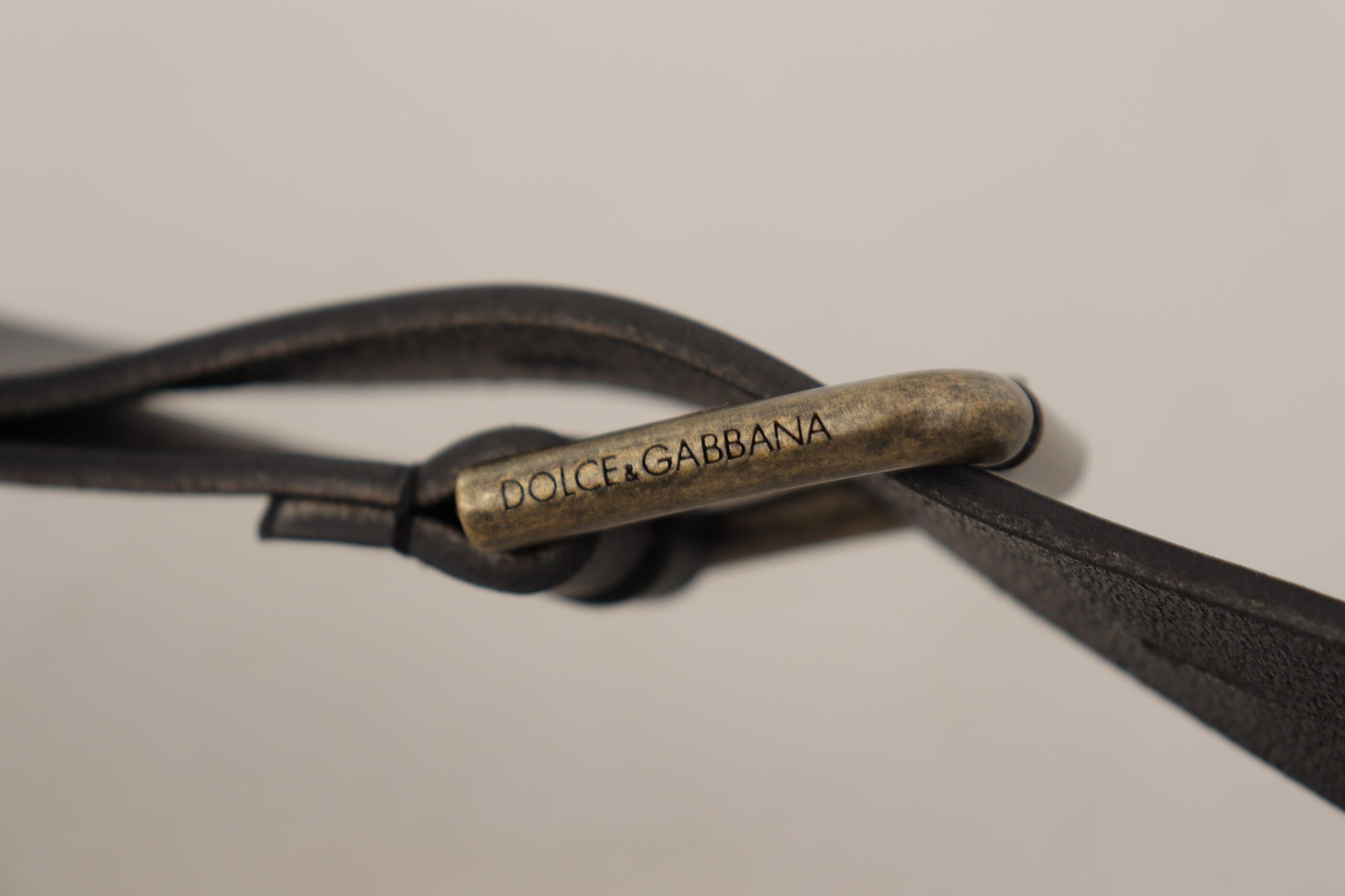Dolce & Gabbana Elegant Italian Leather Men's Belt