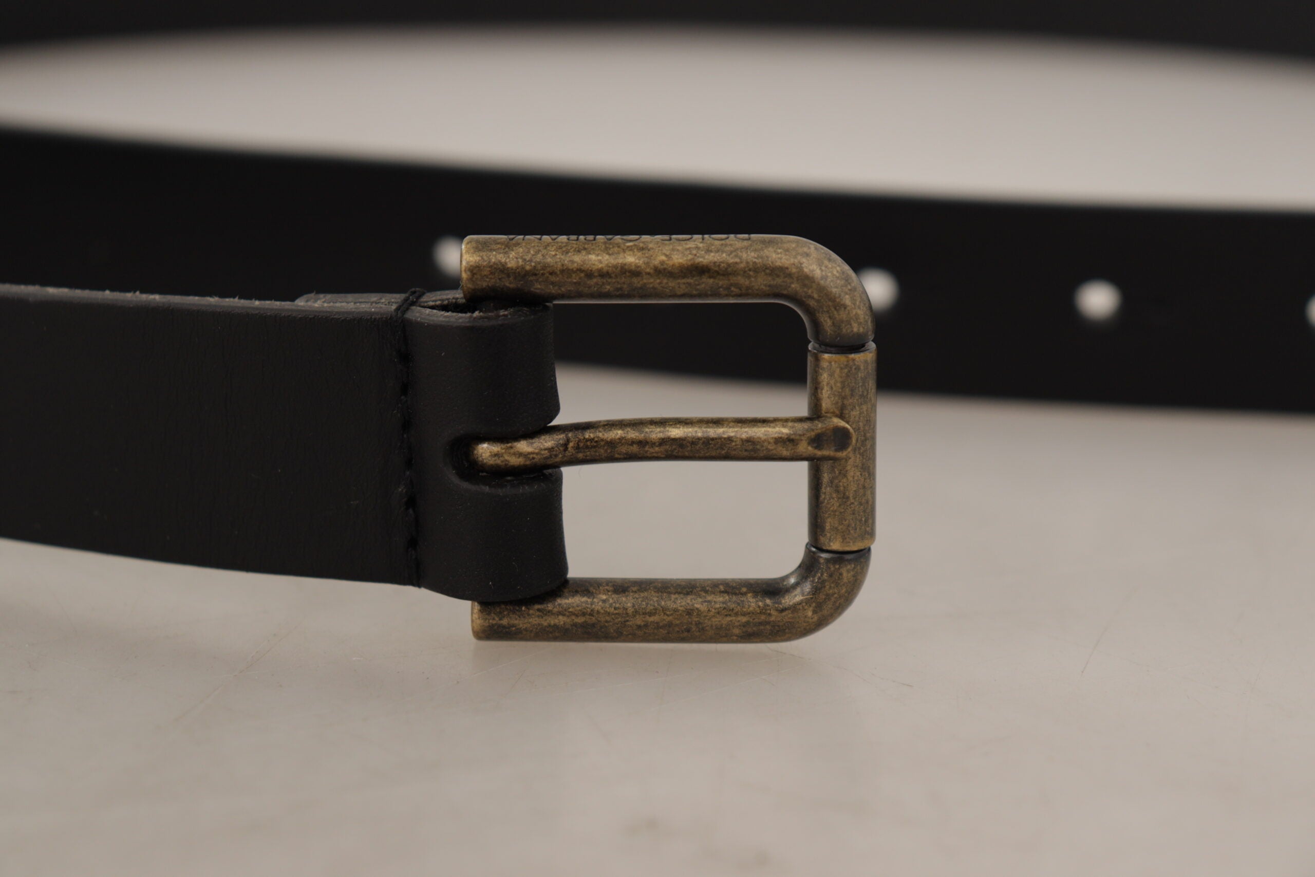 Dolce & Gabbana Elegant Italian Leather Men's Belt