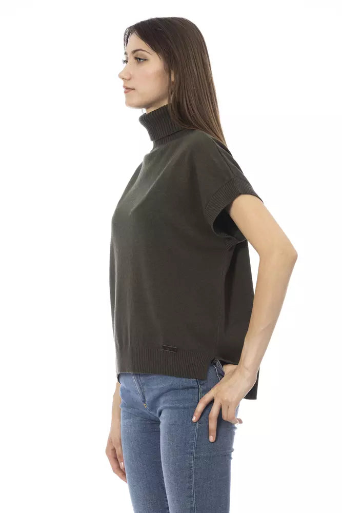 Baldinini Trend Green Wool Women Women's Sweater