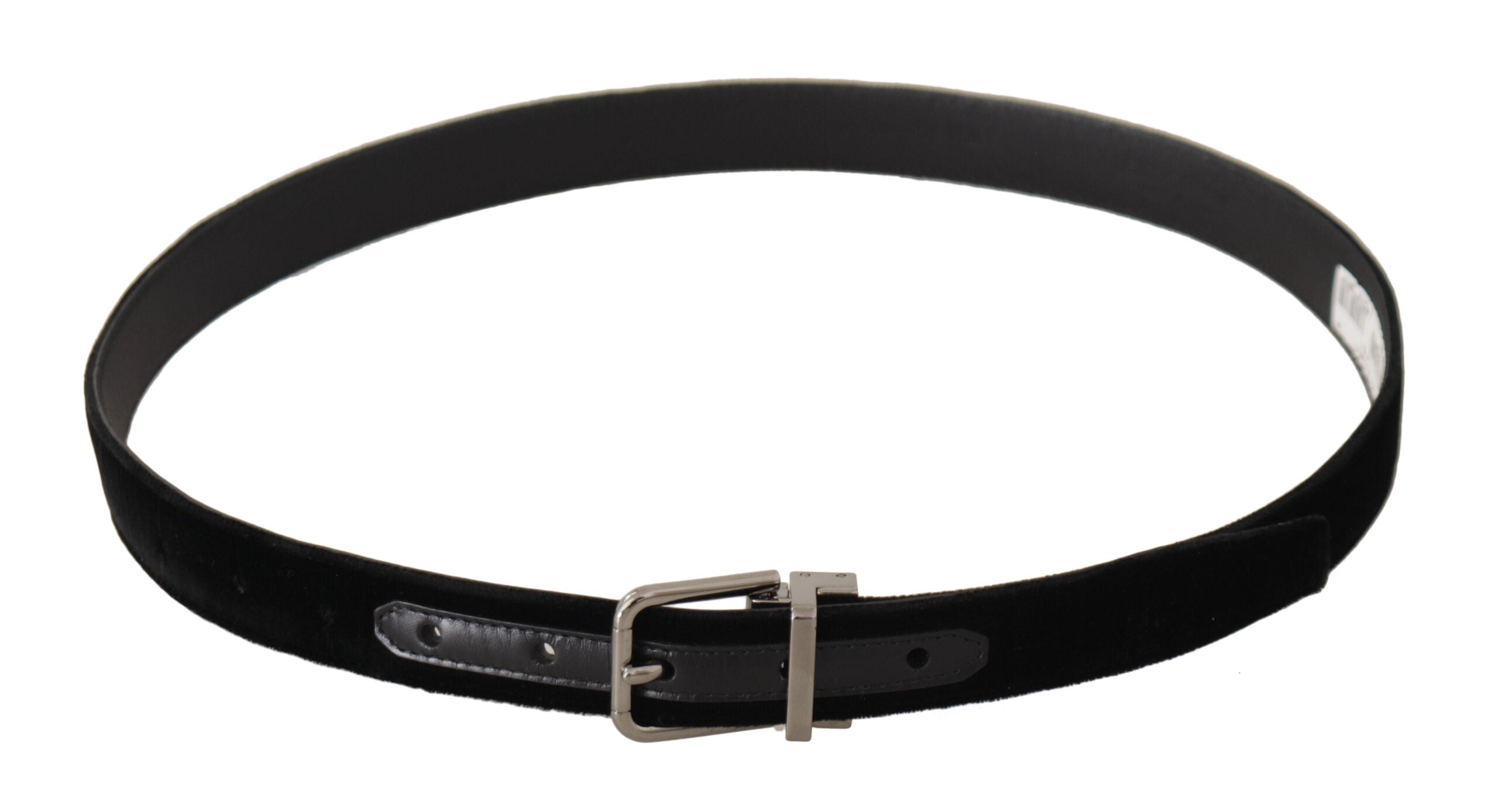 Dolce & Gabbana Elegant Velvet Designer Men's Belt