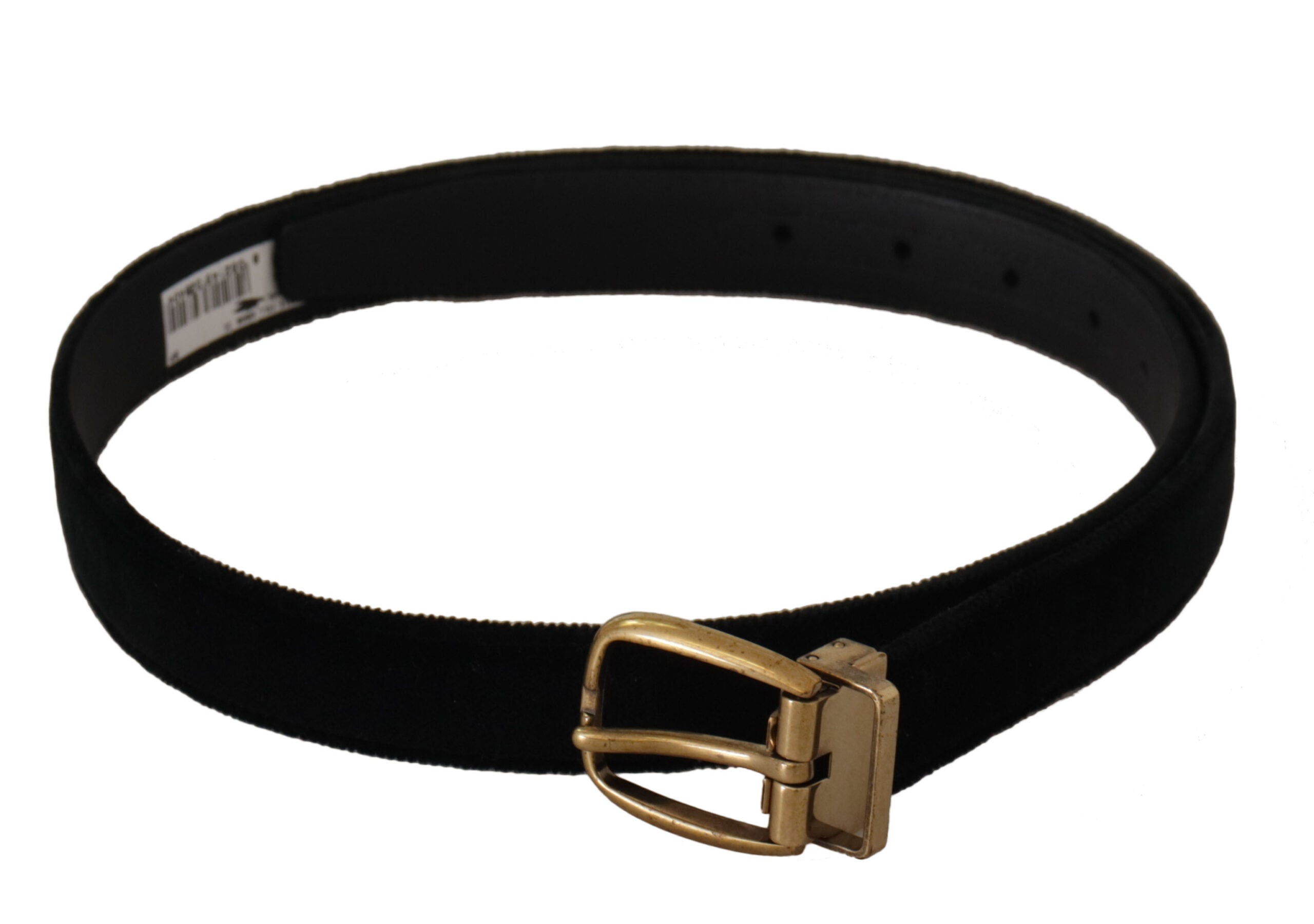 Dolce & Gabbana Chic Velvet Elegance Men's Belt