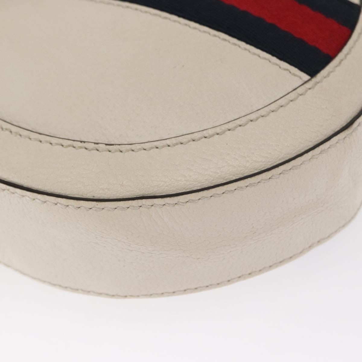 Gucci Gg Marmont Matelasse Leather White Leather Shoulder Bag Bag (Pre-Owned)