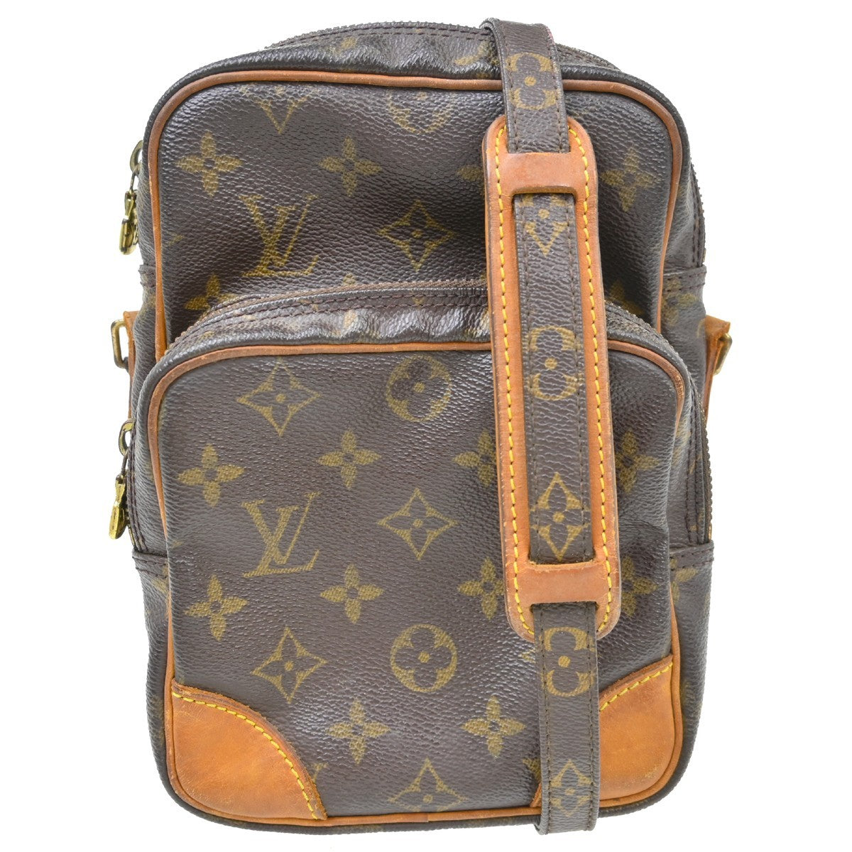 Louis Vuitton Amazone Monogram Canvas Brown Canvas Shoulder Bag Bag (Pre-Owned)