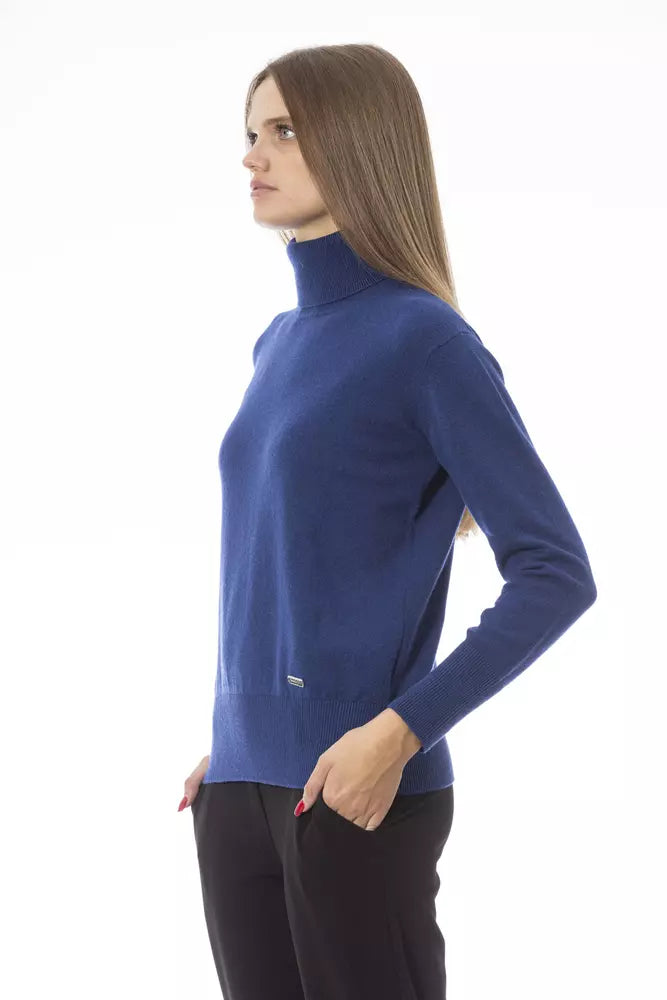 Baldinini Trend Blue Wool Women Women's Sweater
