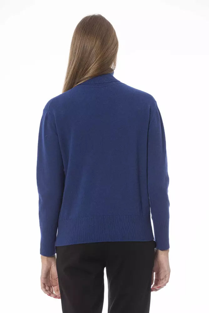 Baldinini Trend Blue Wool Women Women's Sweater