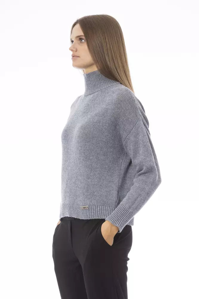 Baldinini Trend Gray Wool Women Women's Sweater