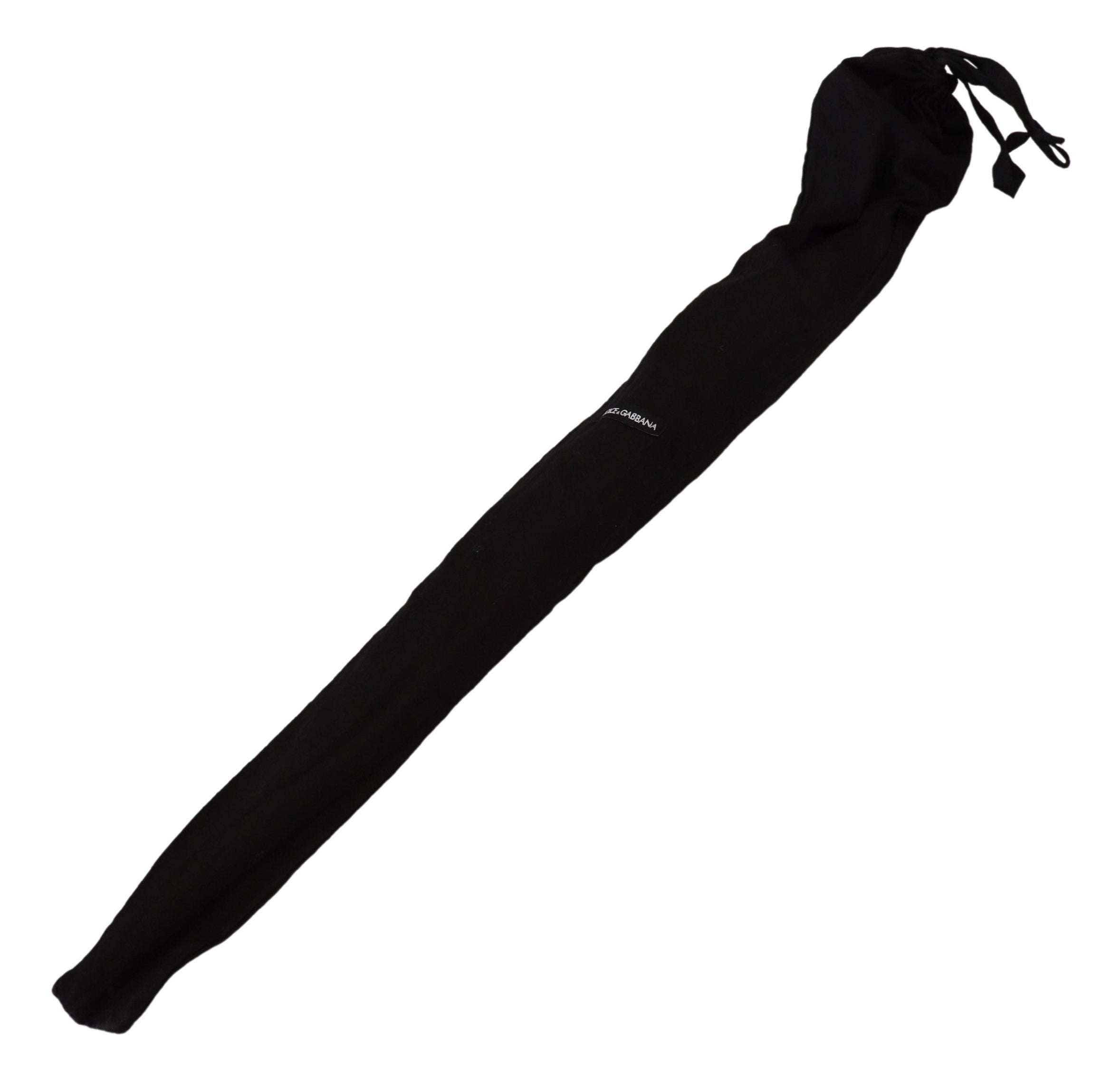 Dolce & Gabbana Brown Striped Leather Handle Collapsible Sartoria Men's Umbrella