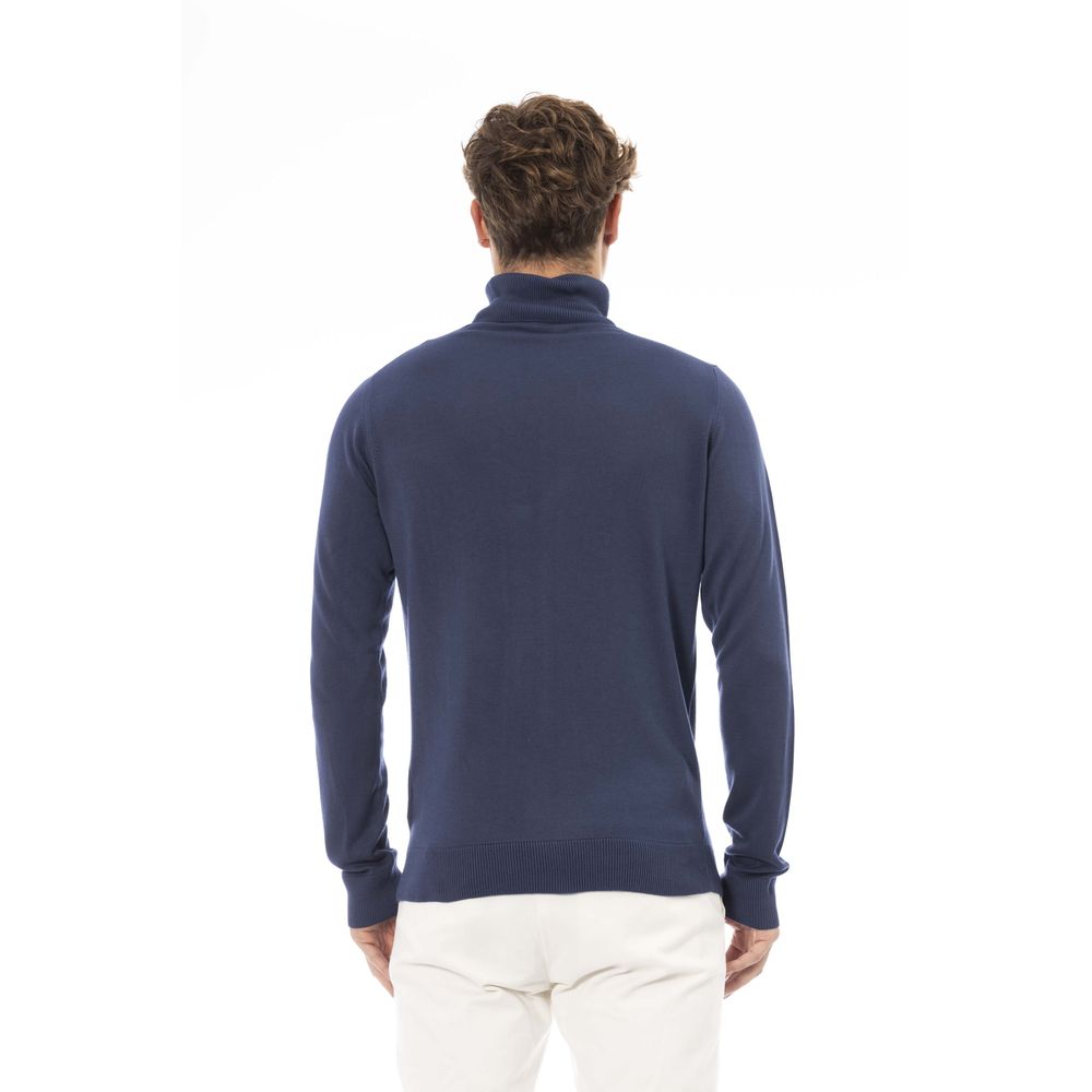 Baldinini Trend Blue Modal Men Men's Sweater