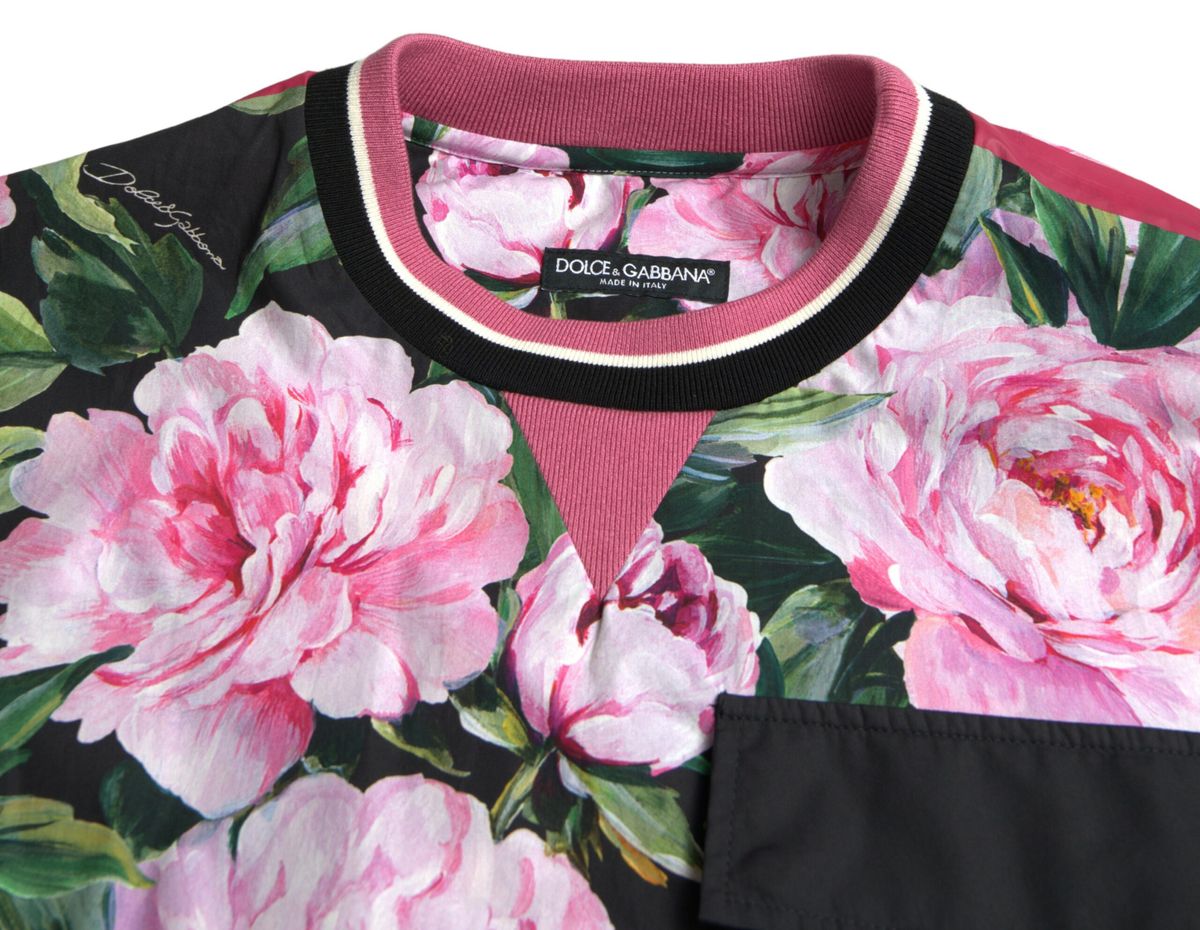 Dolce & Gabbana Floral Extravagance Crewneck Men's Sweater