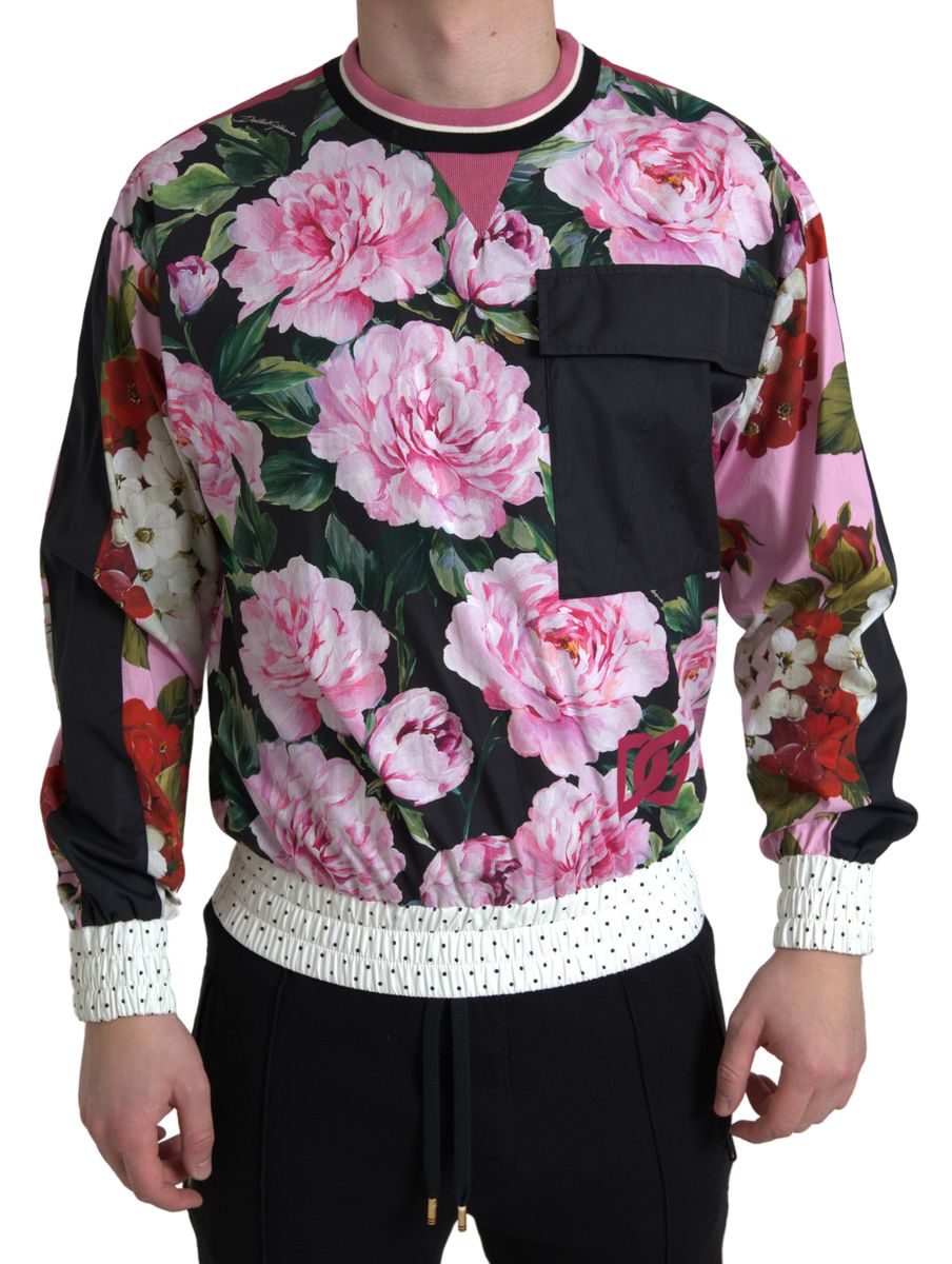 Dolce & Gabbana Floral Extravagance Crewneck Men's Sweater