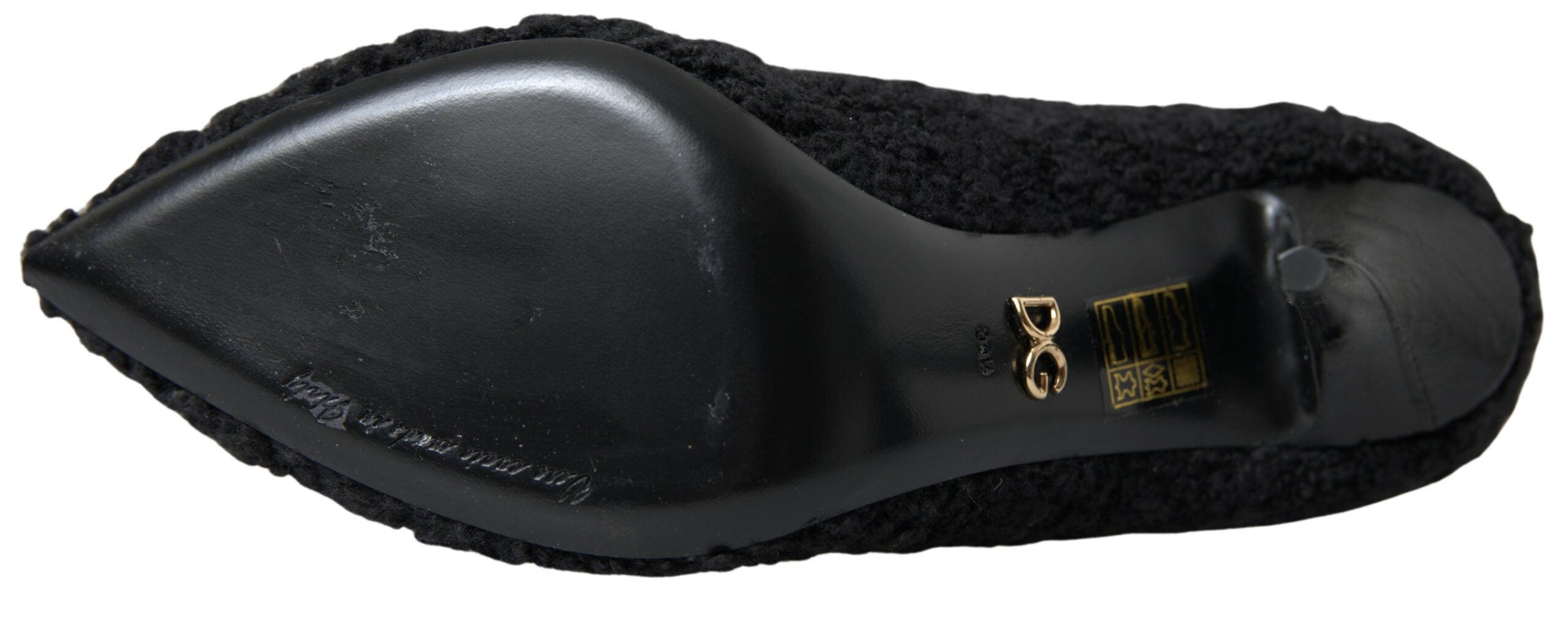 Dolce & Gabbana Elegant Virgin Wool Mid Calf Women's Boots