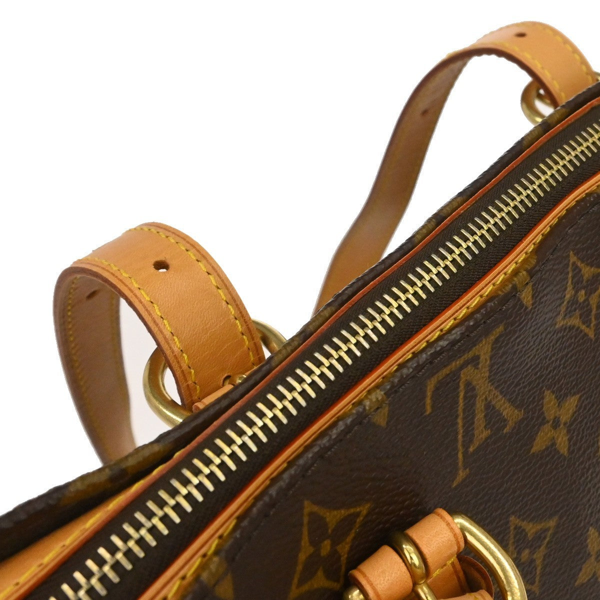 Louis Vuitton Popincourt Tote Monogram Canvas Brown Canvas Tote Bag Bag (Pre-Owned)