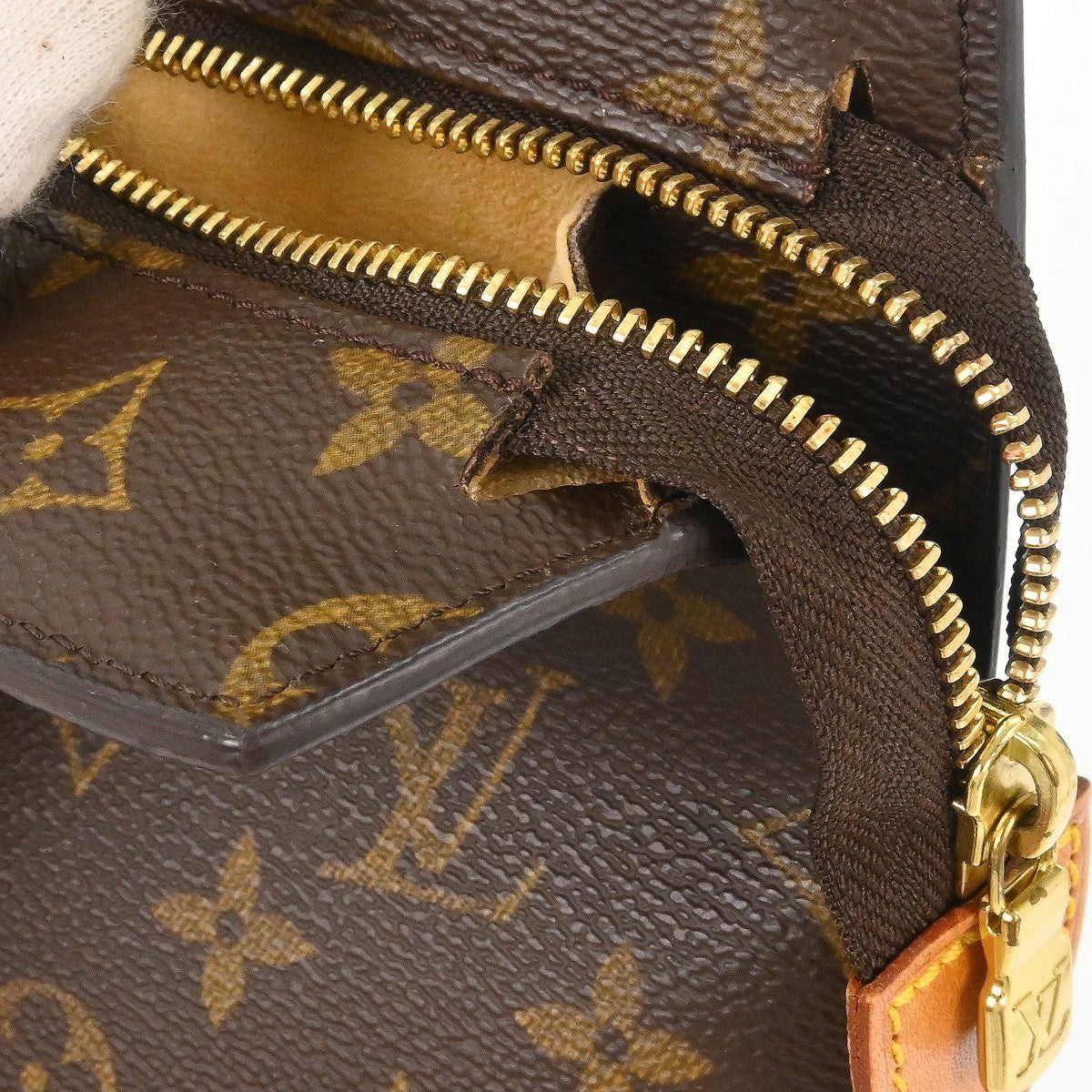 Louis Vuitton Babylone Monogram Canvas Brown Canvas Handbag (Pre-Owned)