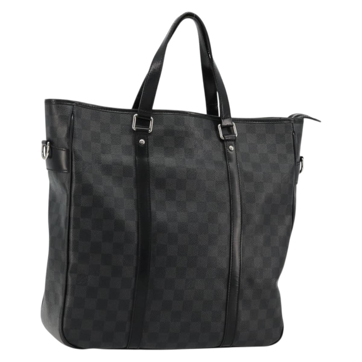 Louis Vuitton Tadao Damier Graphite Gray Canvas Tote Bag Bag (Pre-Owned)