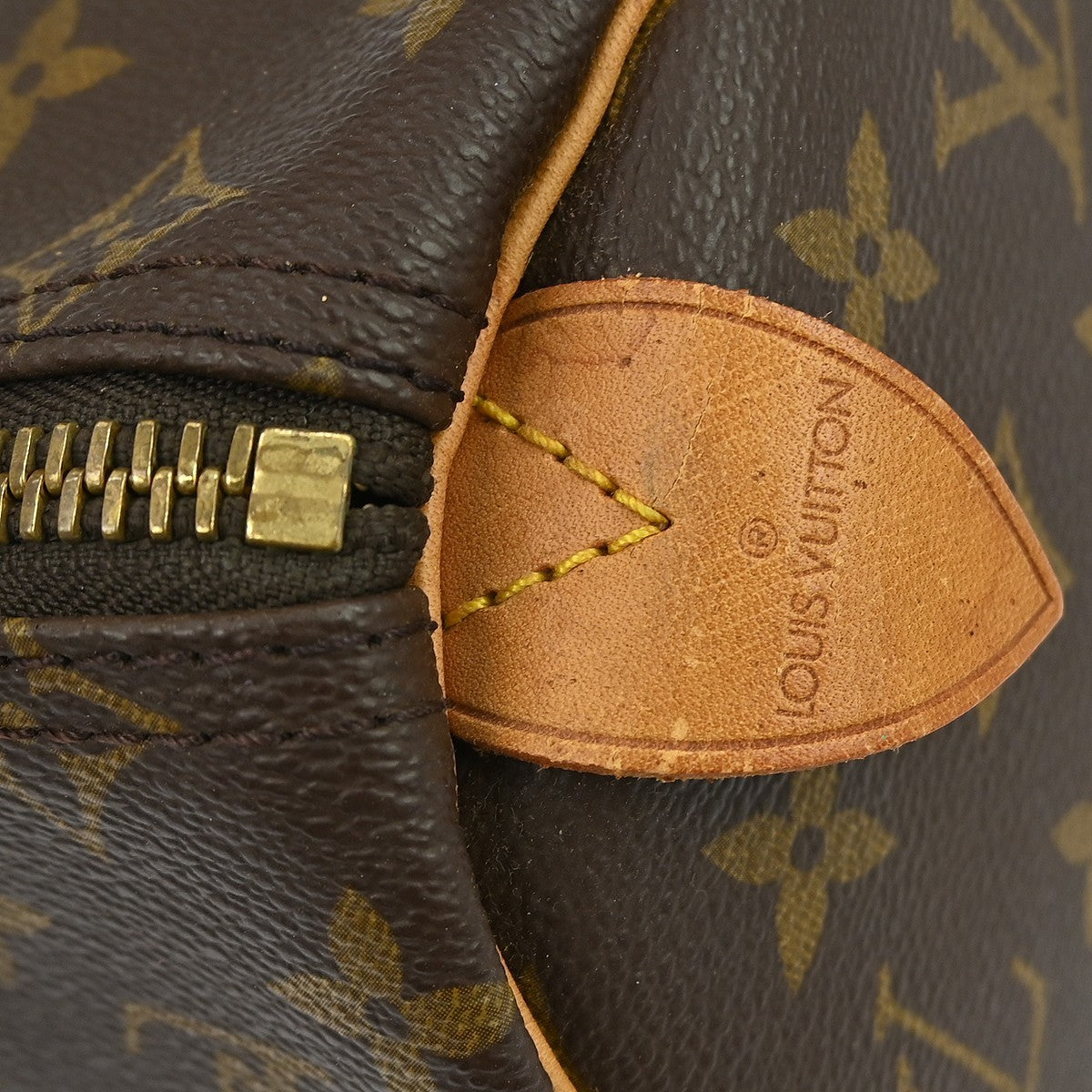 Louis Vuitton Keepall Monogram Brown Canvas Travel Bag Bag (Pre-Owned)